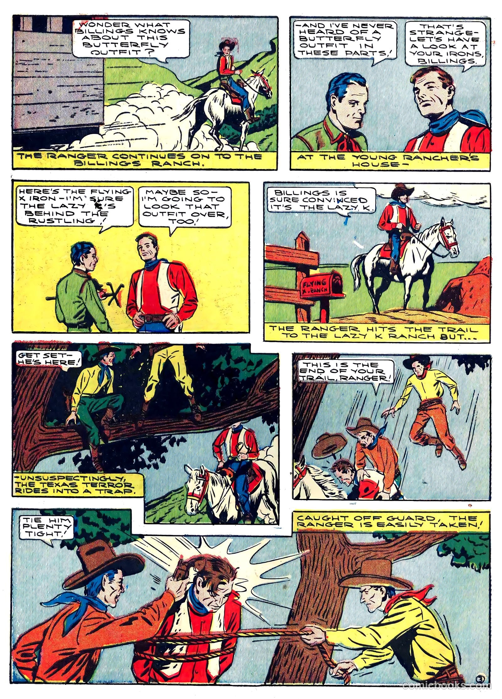 bill wayne the texas terror fixed #nn — page 32 of 37