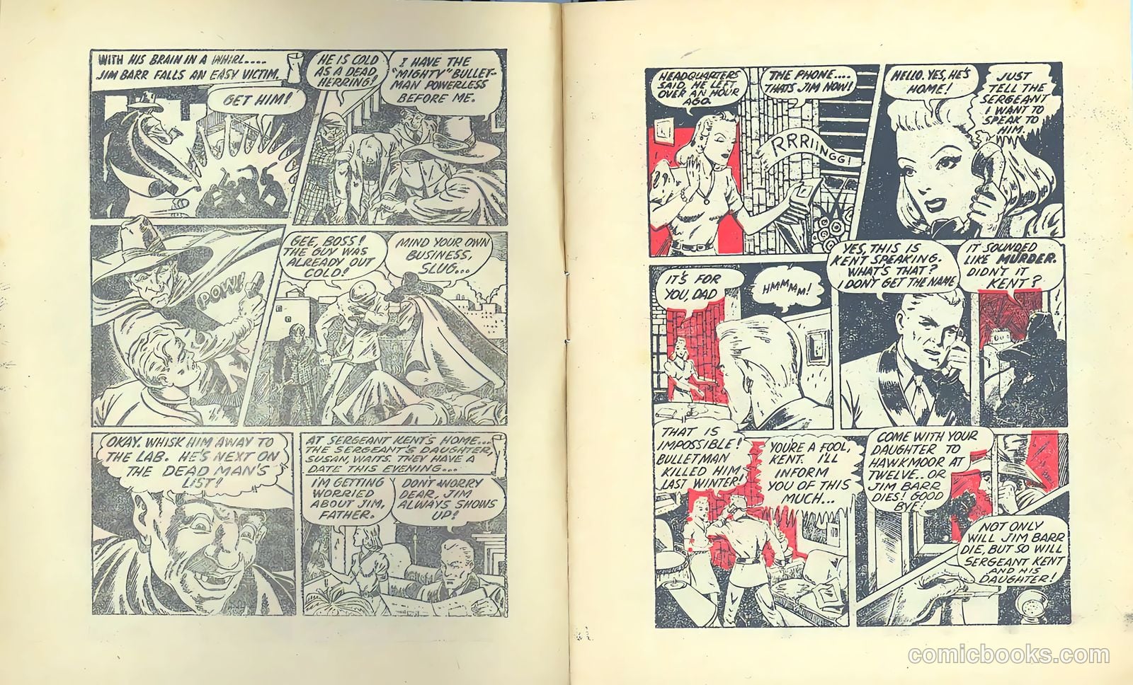 Mighty Midget Comics: Bulletman #1 (1942) — page 3 of 18
