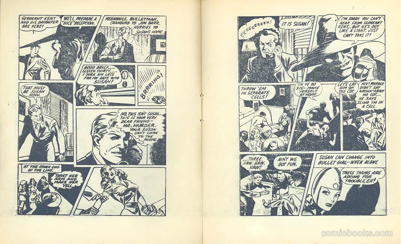 Mighty Midget Comics: Bulletman #1 (1942) — page 6 of 18