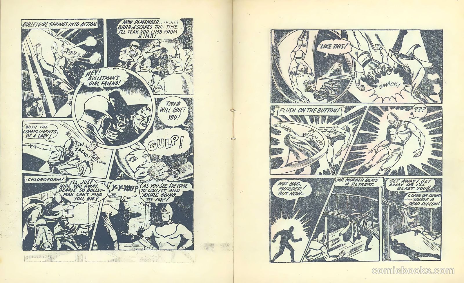 Mighty Midget Comics: Bulletman #1 (1942) — page 7 of 18