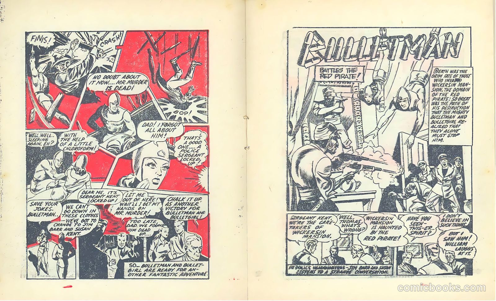 Mighty Midget Comics: Bulletman #1 (1942) — page 8 of 18