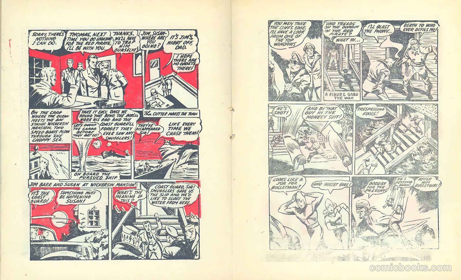 Mighty Midget Comics: Bulletman #1 (1942) — page 9 of 18