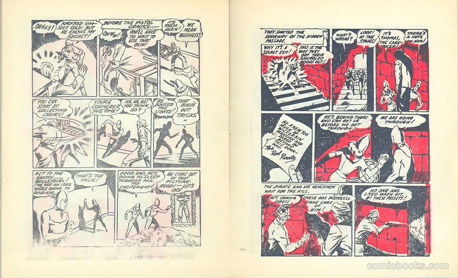 Mighty Midget Comics: Bulletman #1 (1942) — page 11 of 18