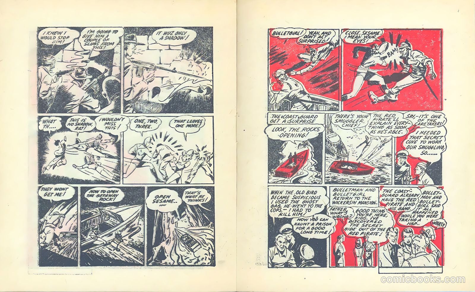 Mighty Midget Comics: Bulletman #1 (1942) — page 12 of 18