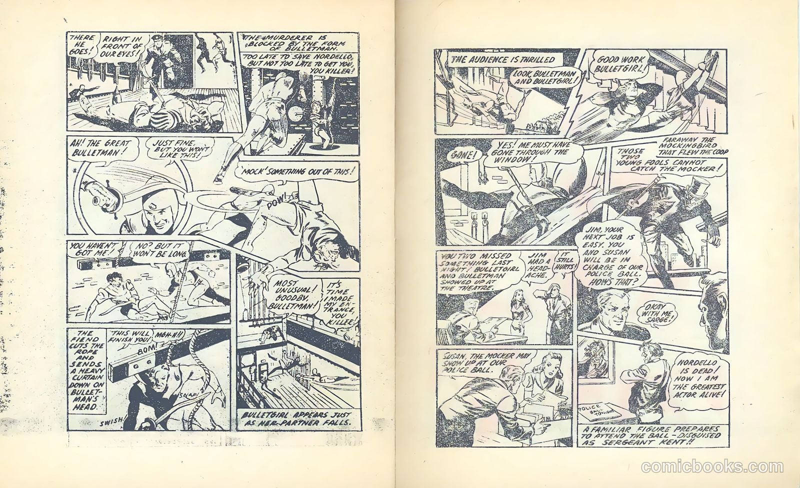 Mighty Midget Comics: Bulletman #1 (1942) — page 15 of 18