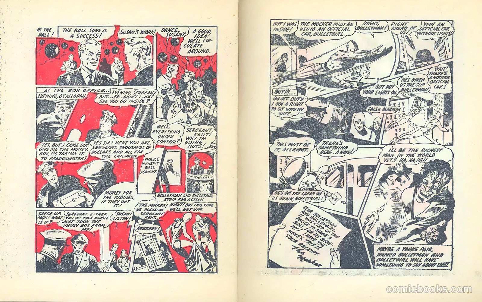 Mighty Midget Comics: Bulletman #1 (1942) — page 16 of 18