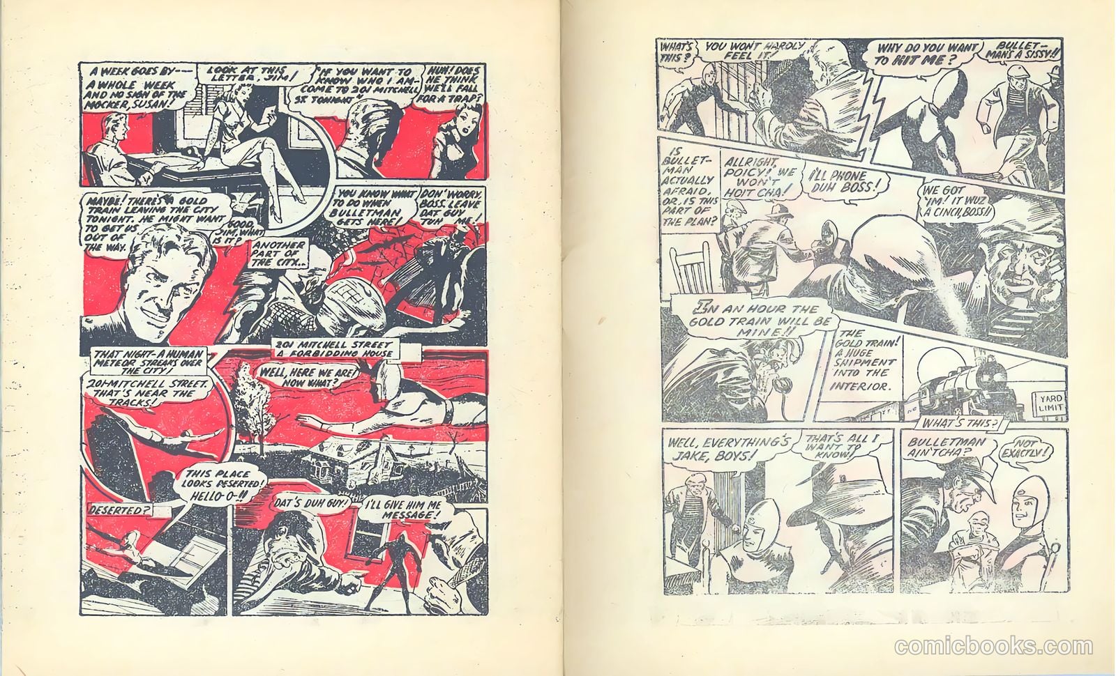 Mighty Midget Comics: Bulletman #1 (1942) — page 17 of 18