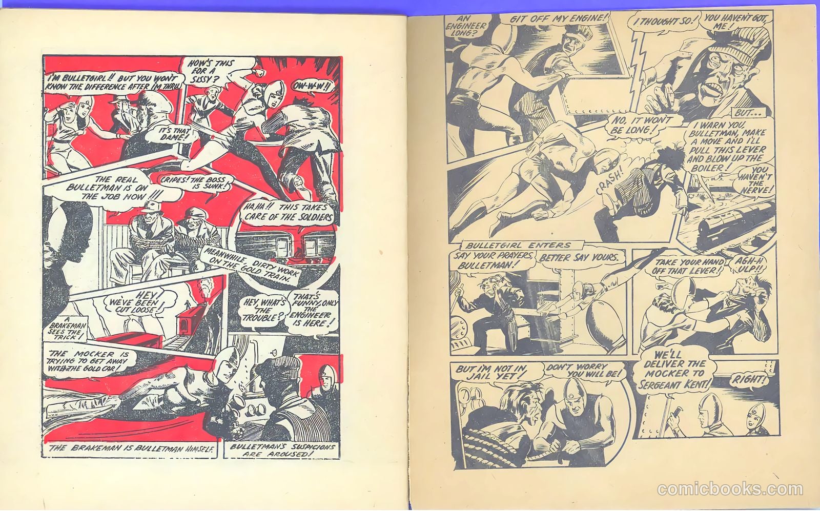 Mighty Midget Comics: Bulletman #1 (1942) — page 18 of 18