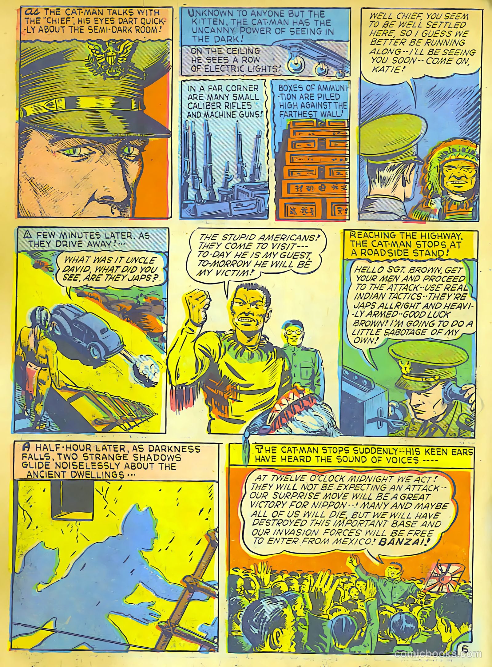 Cat-Man Comics #10 (1941) — page 8 of 68