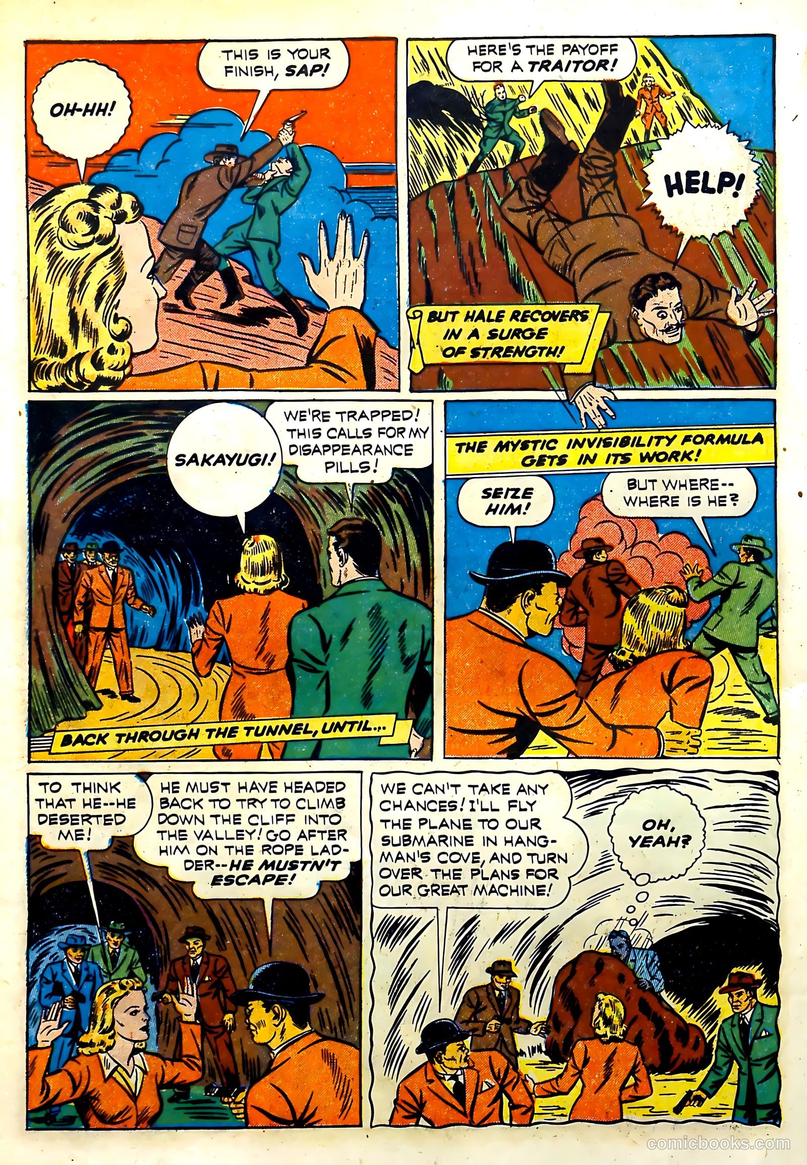 Thrilling Comics #28 (1940) — page 30 of 68