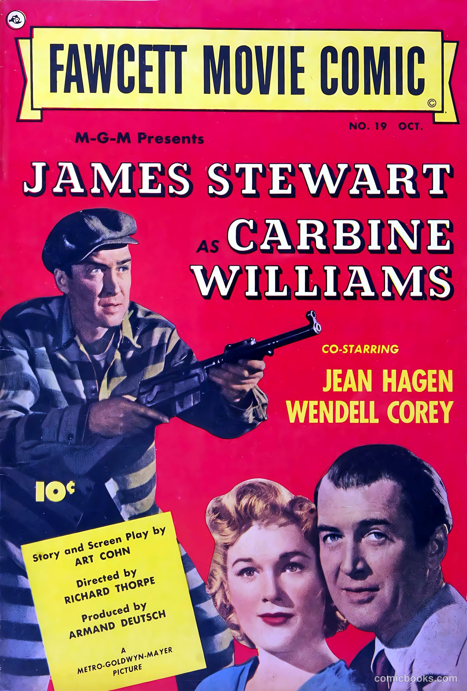 Fawcett Movie Comic 19 - Carbine Williams #1