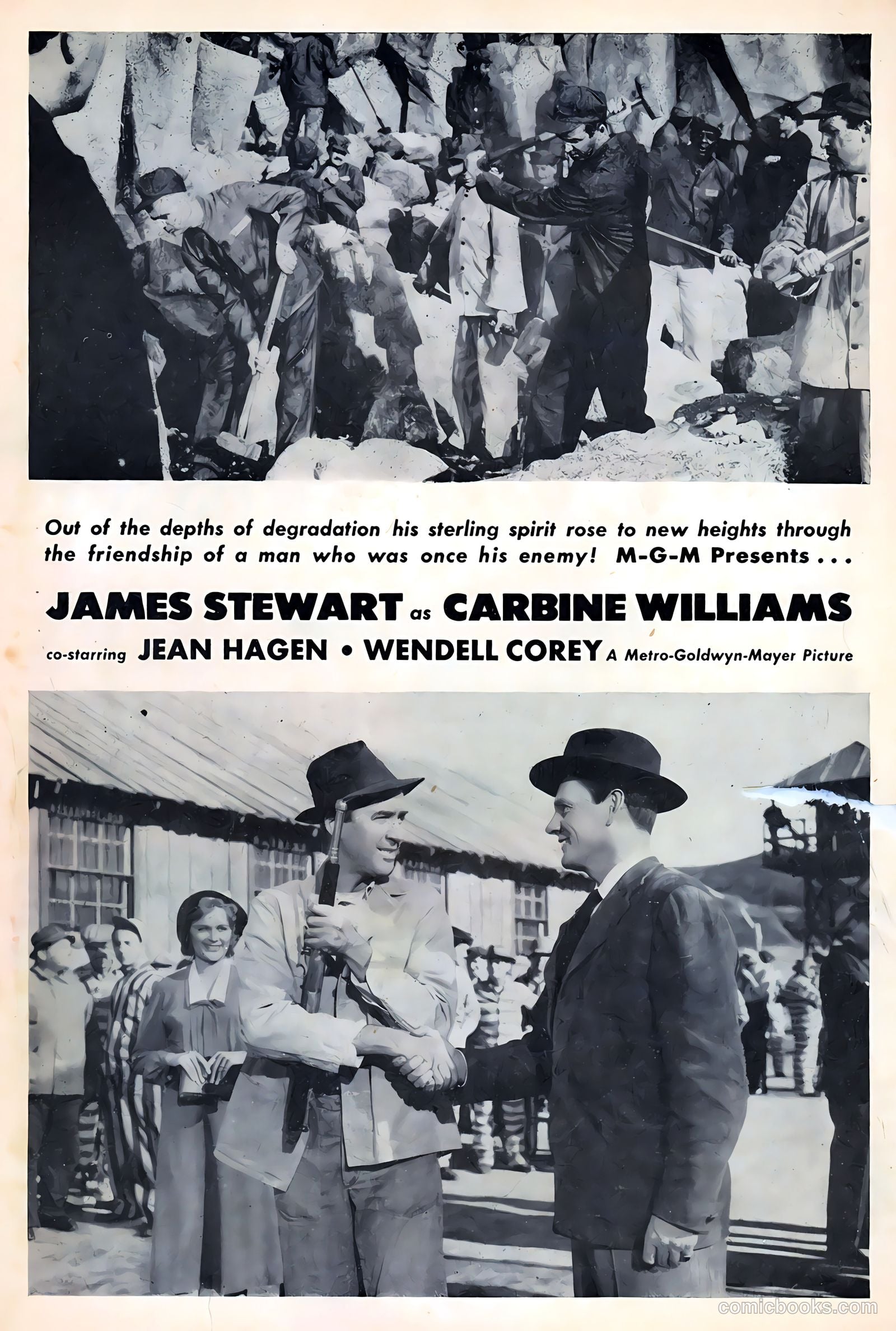 Fawcett Movie Comic 19 - Carbine Williams #1 — page 2 of 36