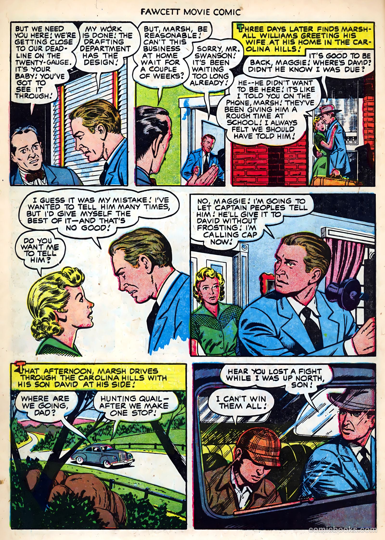Fawcett Movie Comic 19 - Carbine Williams #1 — page 6 of 36