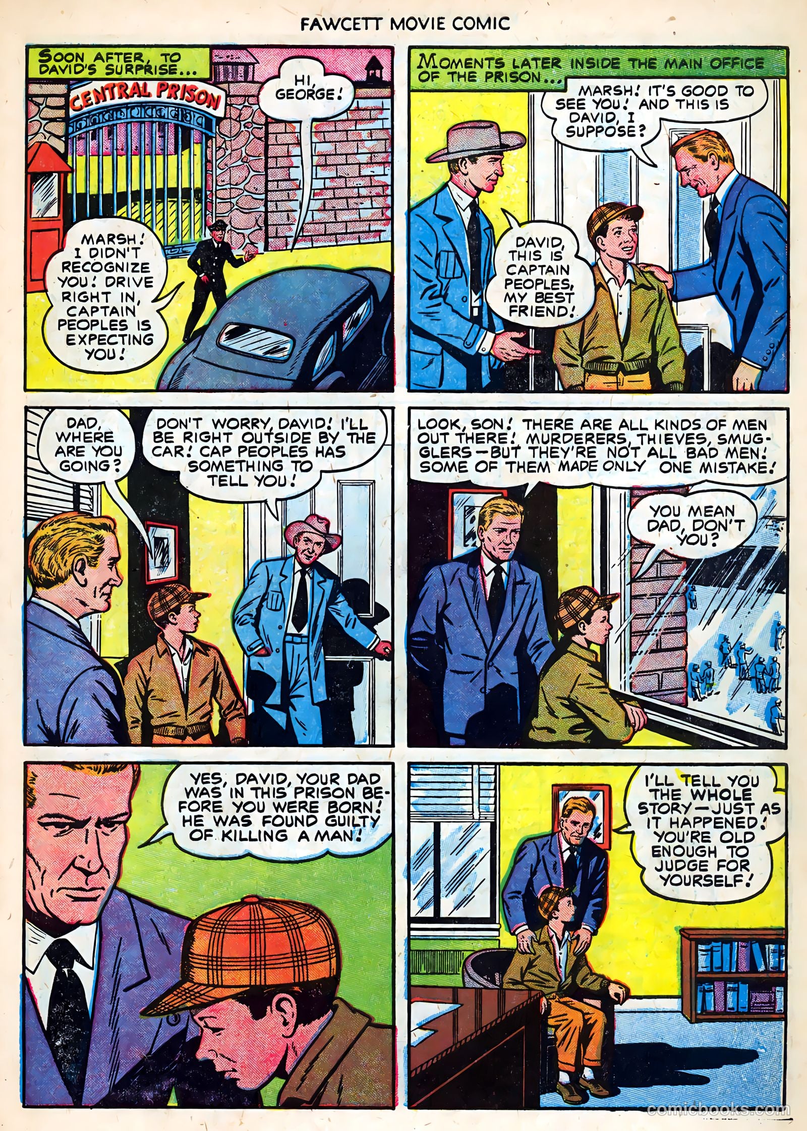 Fawcett Movie Comic 19 - Carbine Williams #1 — page 7 of 36