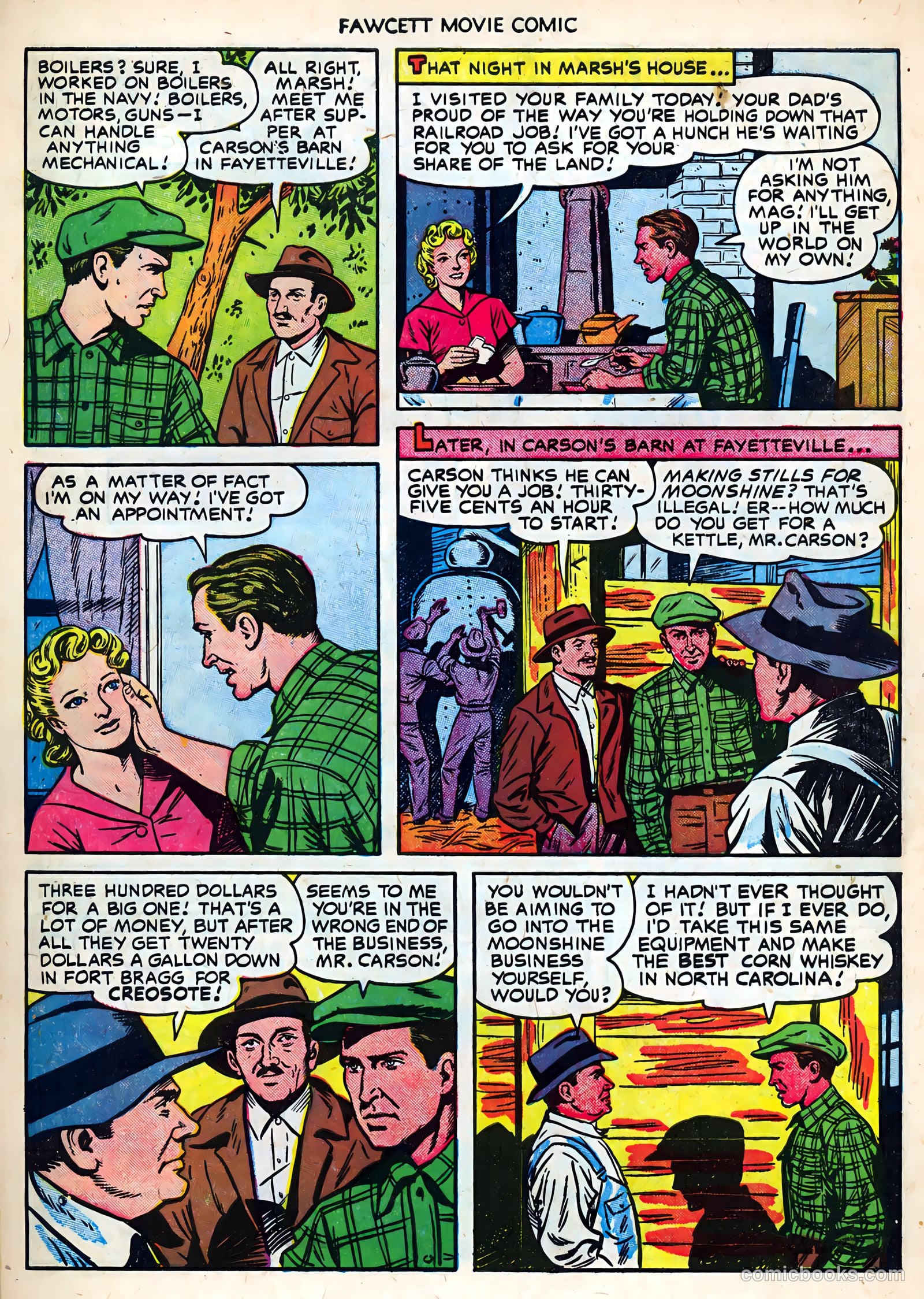 Fawcett Movie Comic 19 - Carbine Williams #1 — page 10 of 36