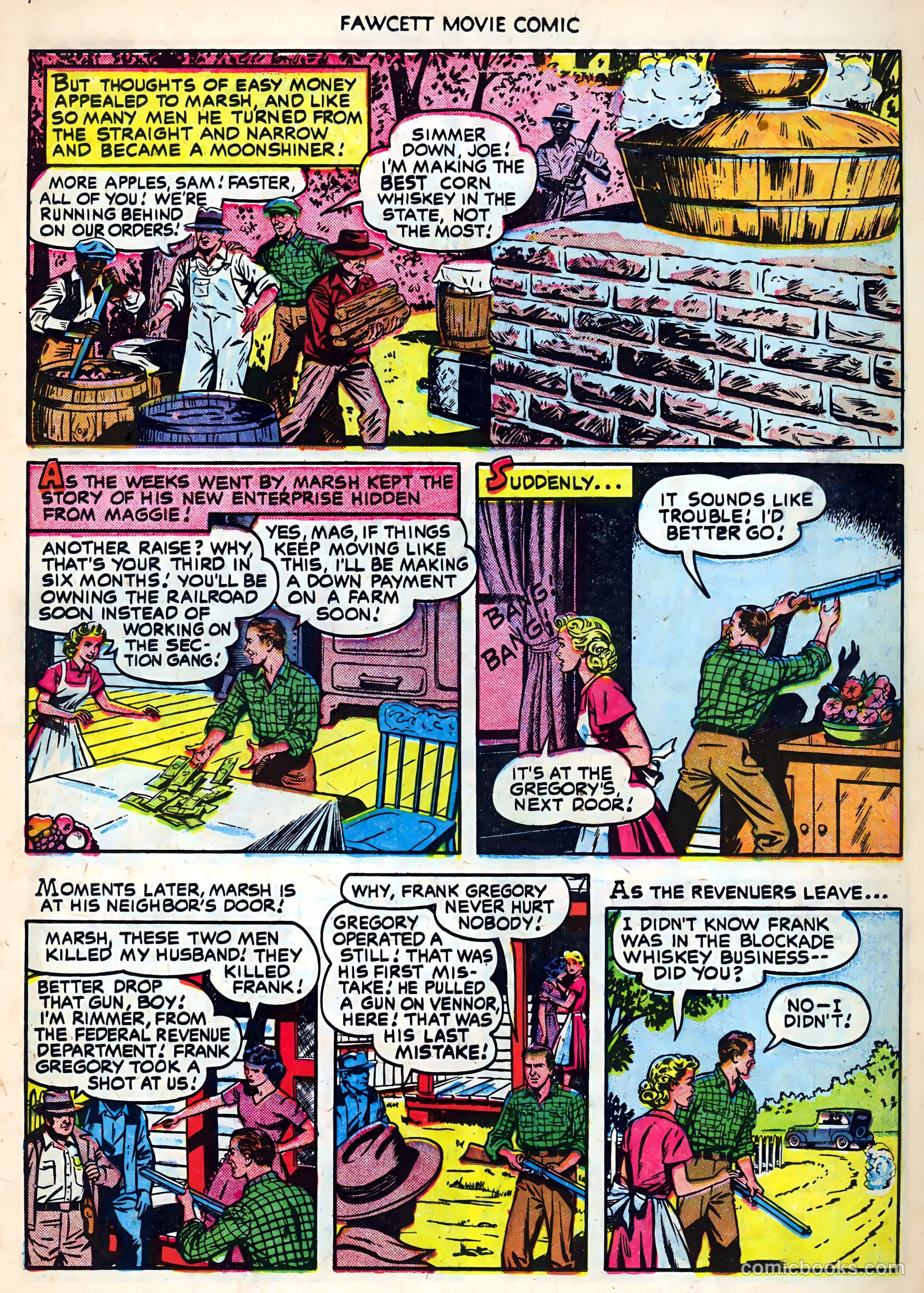 Fawcett Movie Comic 19 - Carbine Williams #1 — page 11 of 36