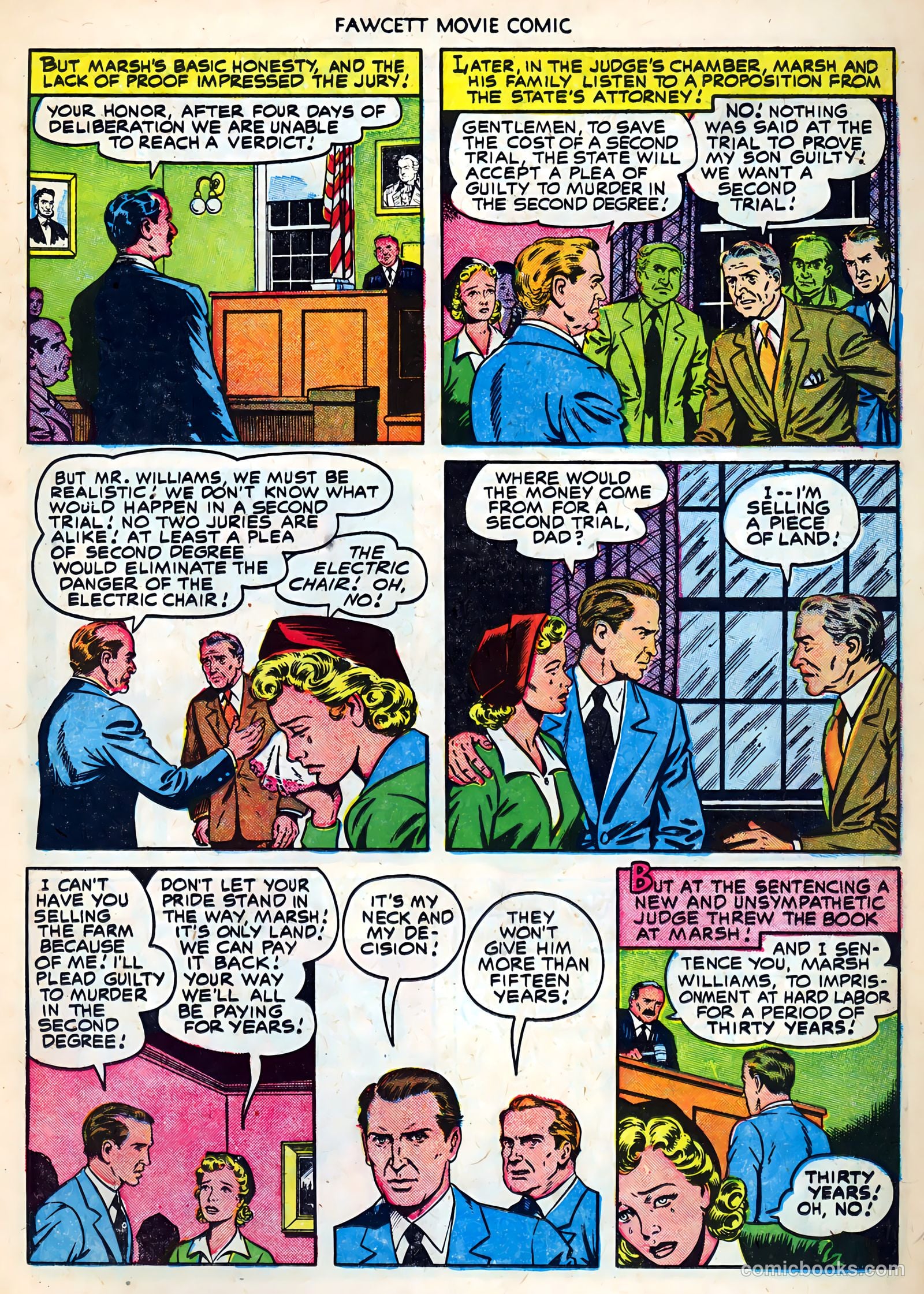 Fawcett Movie Comic 19 - Carbine Williams #1 — page 15 of 36