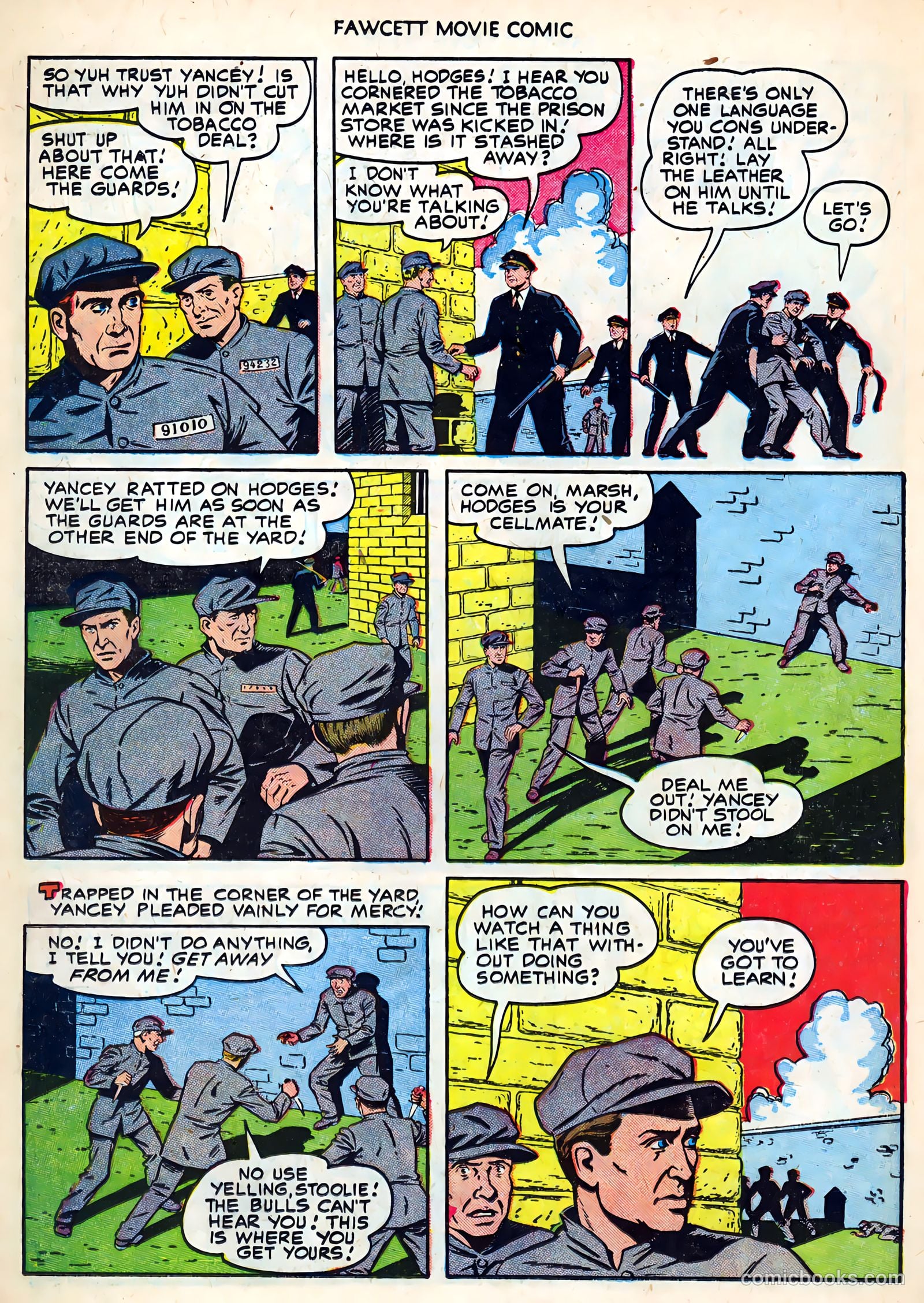 Fawcett Movie Comic 19 - Carbine Williams #1 — page 18 of 36