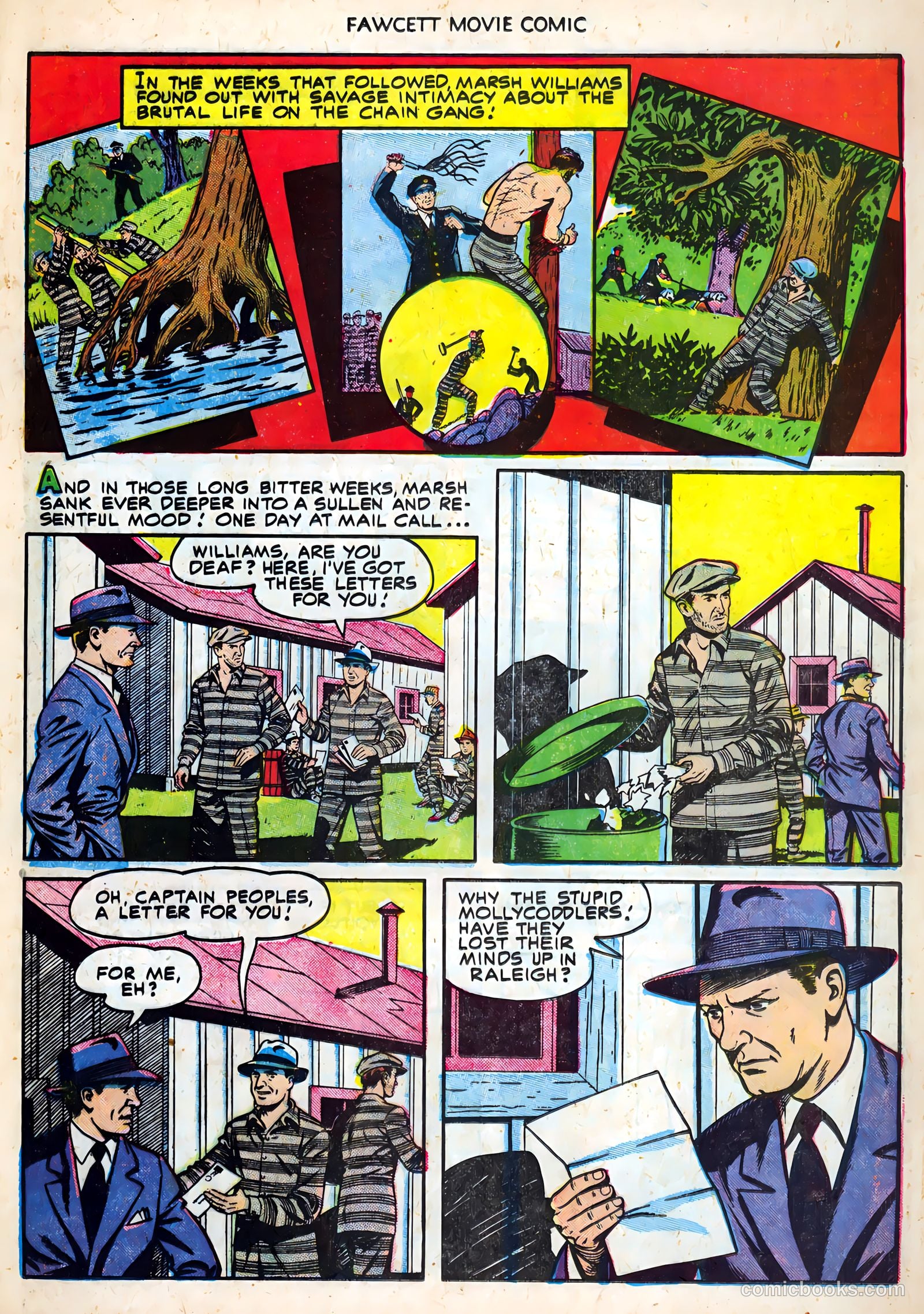 Fawcett Movie Comic 19 - Carbine Williams #1 — page 21 of 36
