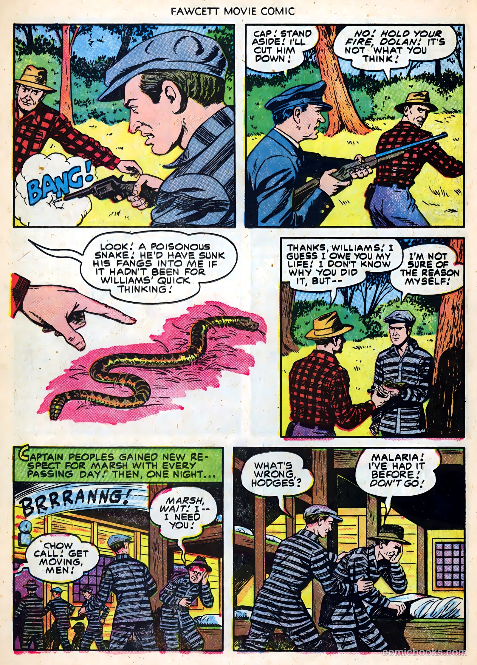 Fawcett Movie Comic 19 - Carbine Williams #1 — page 24 of 36