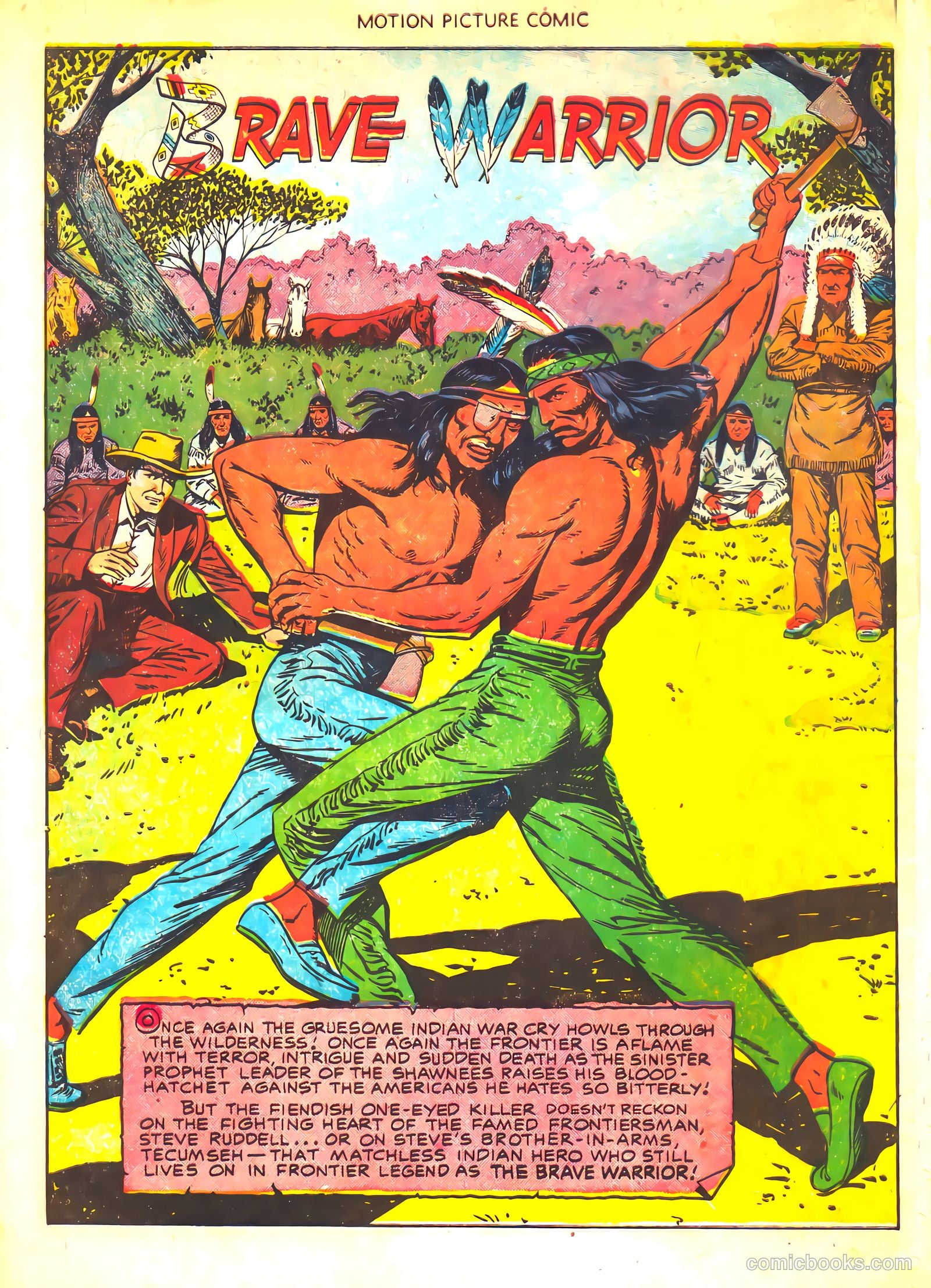 Motion Picture Comics 112 Brave Warrior #1 — page 4 of 36