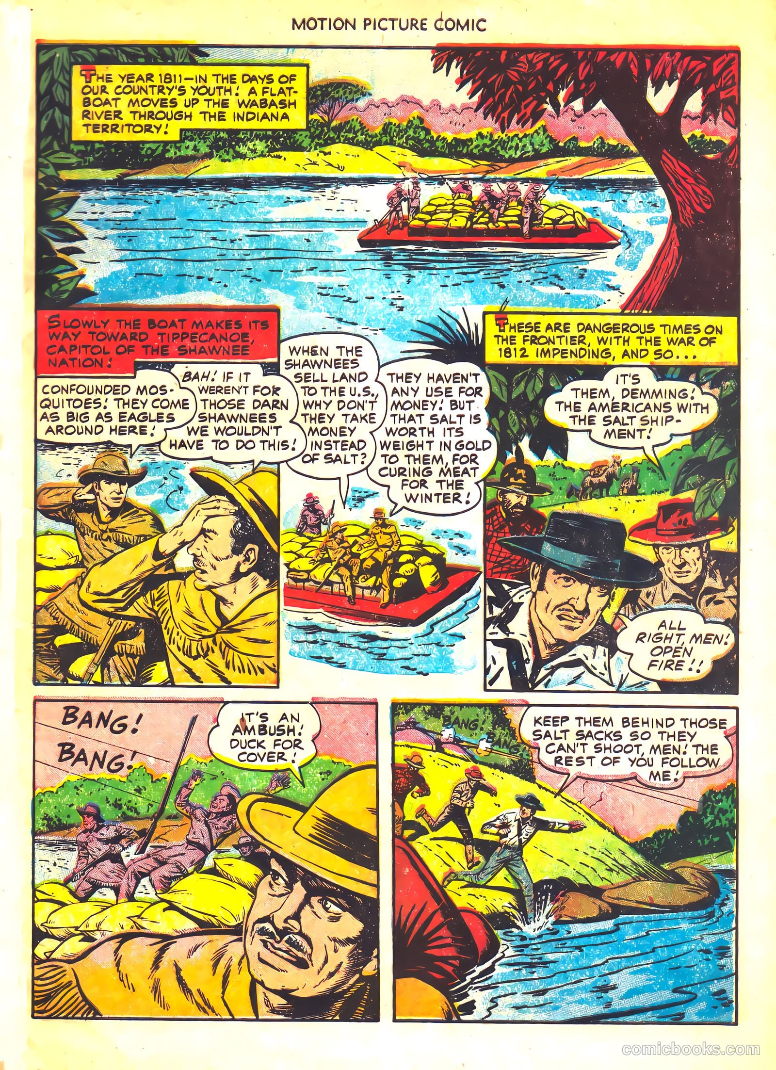 Motion Picture Comics 112 Brave Warrior #1 — page 5 of 36