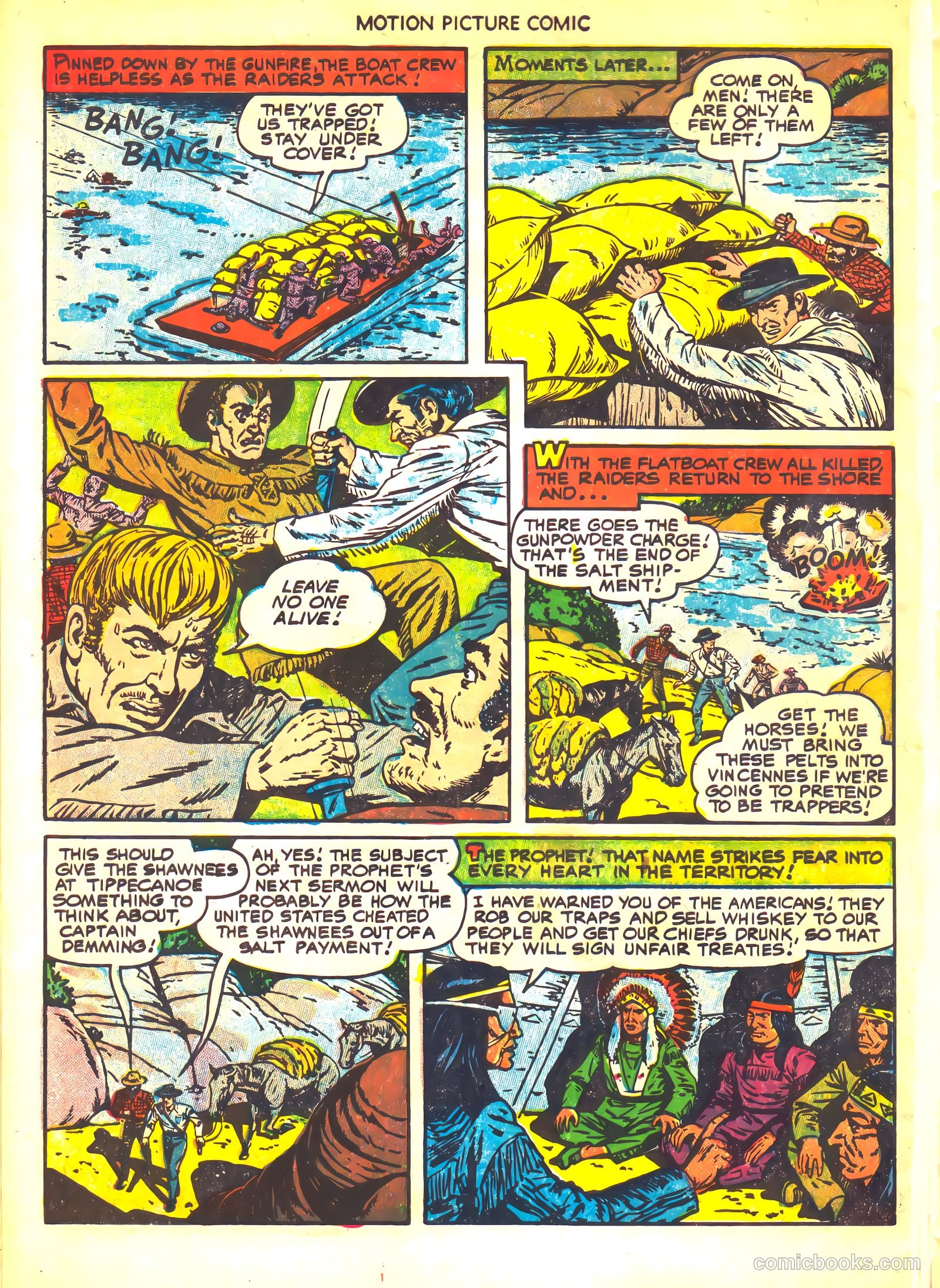 Motion Picture Comics 112 Brave Warrior #1 — page 6 of 36
