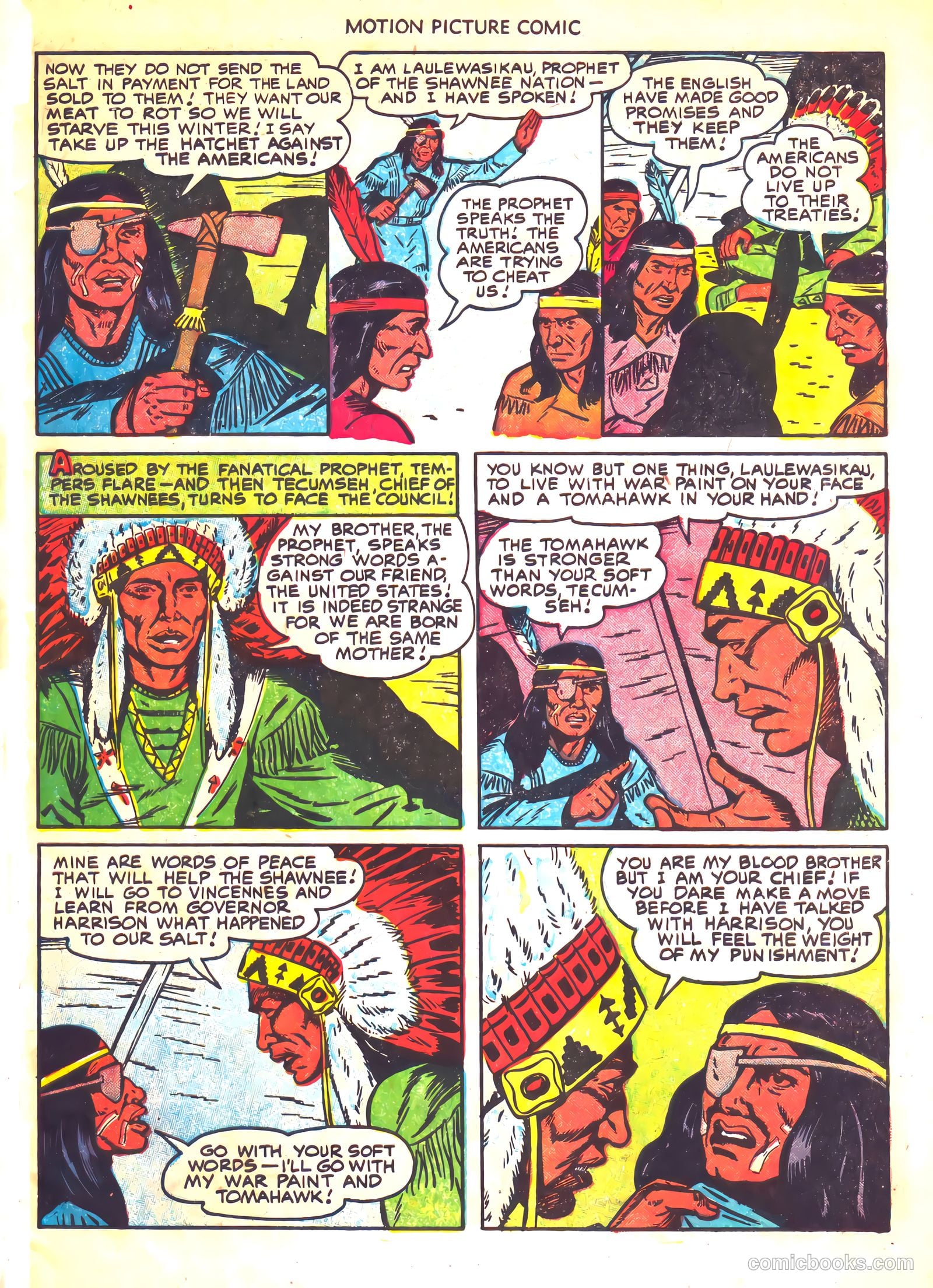 Motion Picture Comics 112 Brave Warrior #1 — page 7 of 36