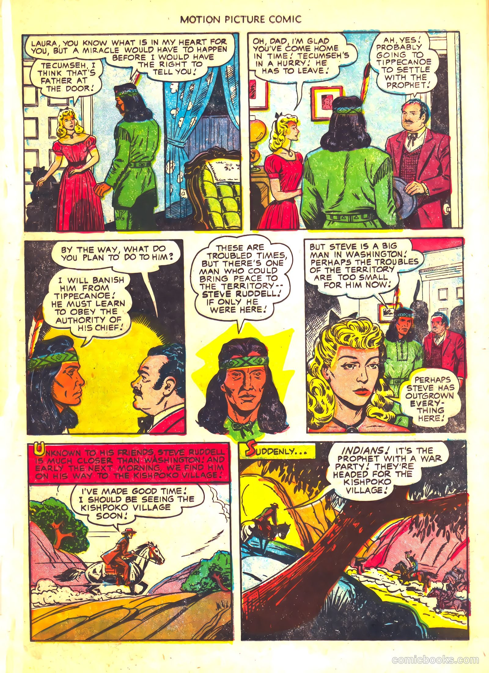 Motion Picture Comics 112 Brave Warrior #1 — page 13 of 36