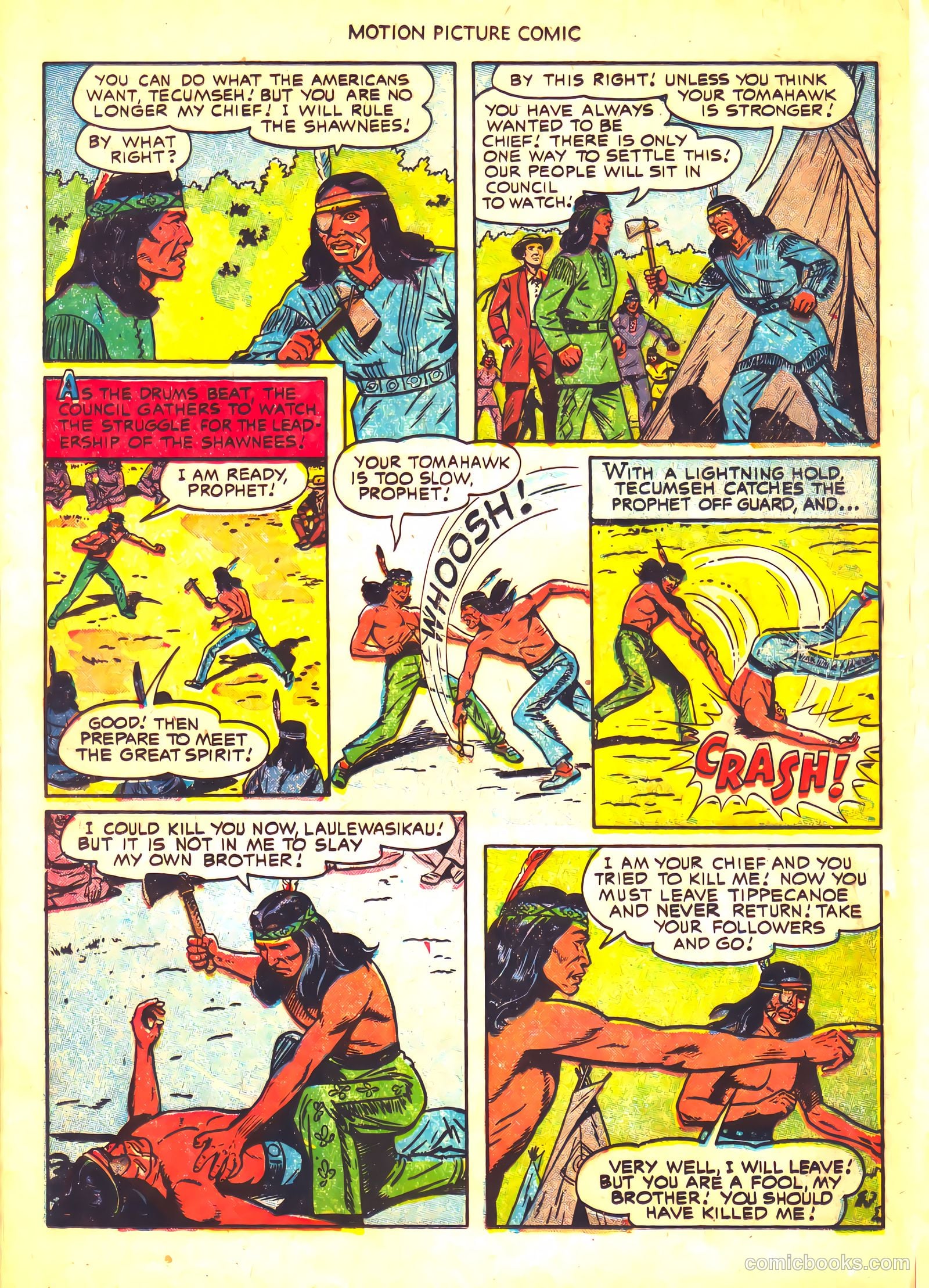 Motion Picture Comics 112 Brave Warrior #1 — page 16 of 36