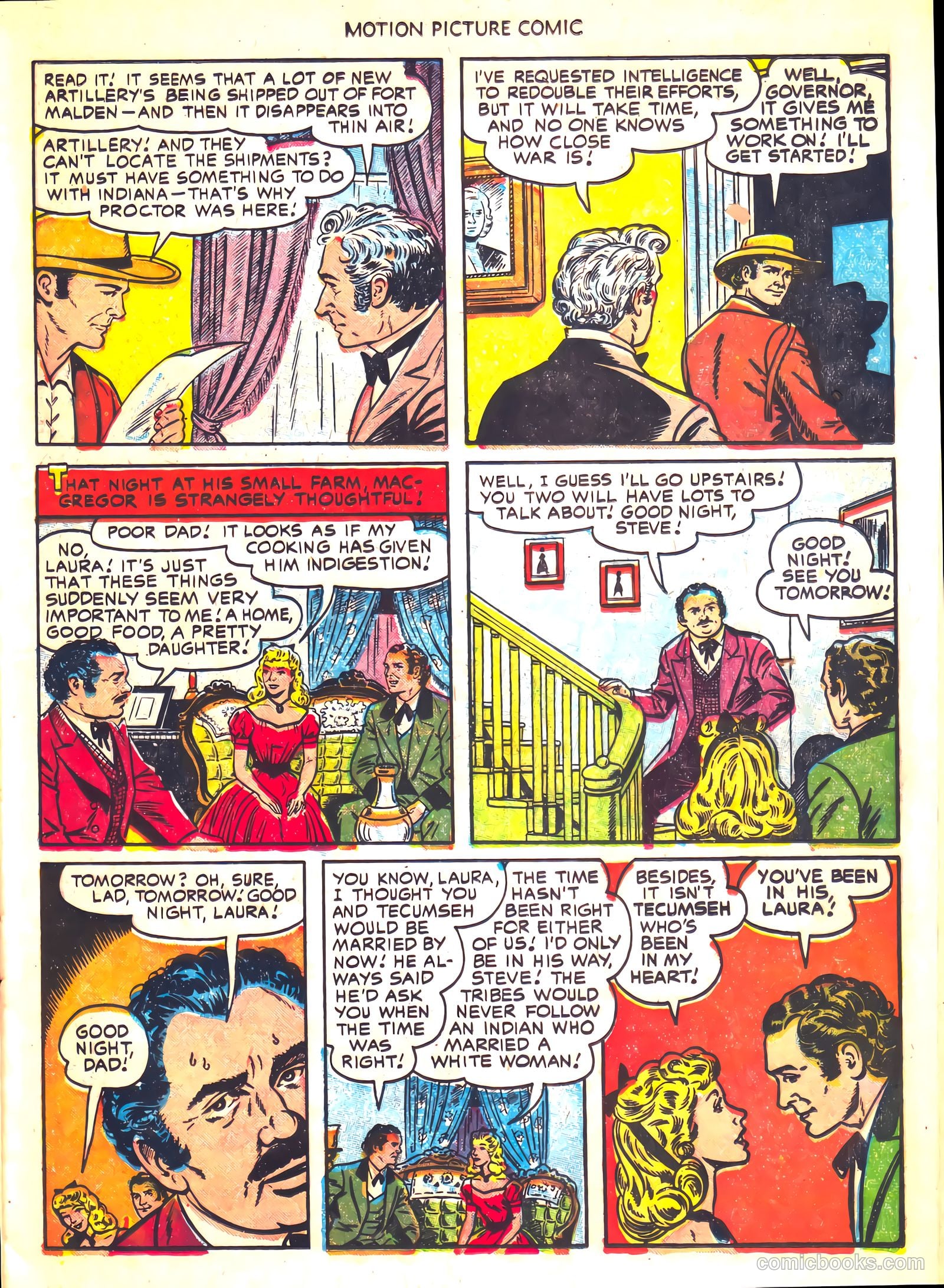 Motion Picture Comics 112 Brave Warrior #1 — page 21 of 36