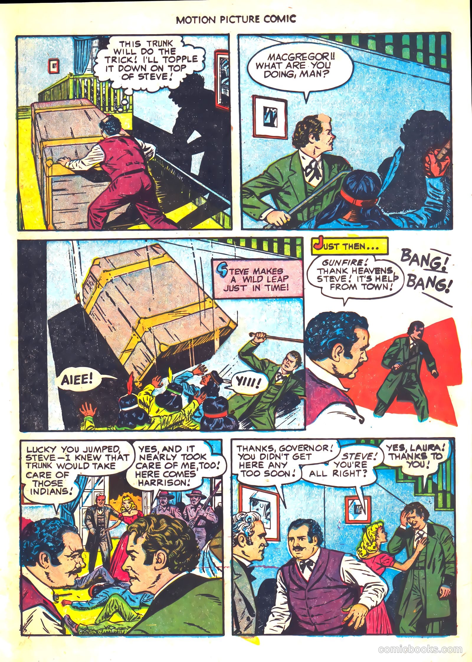 Motion Picture Comics 112 Brave Warrior #1 — page 23 of 36