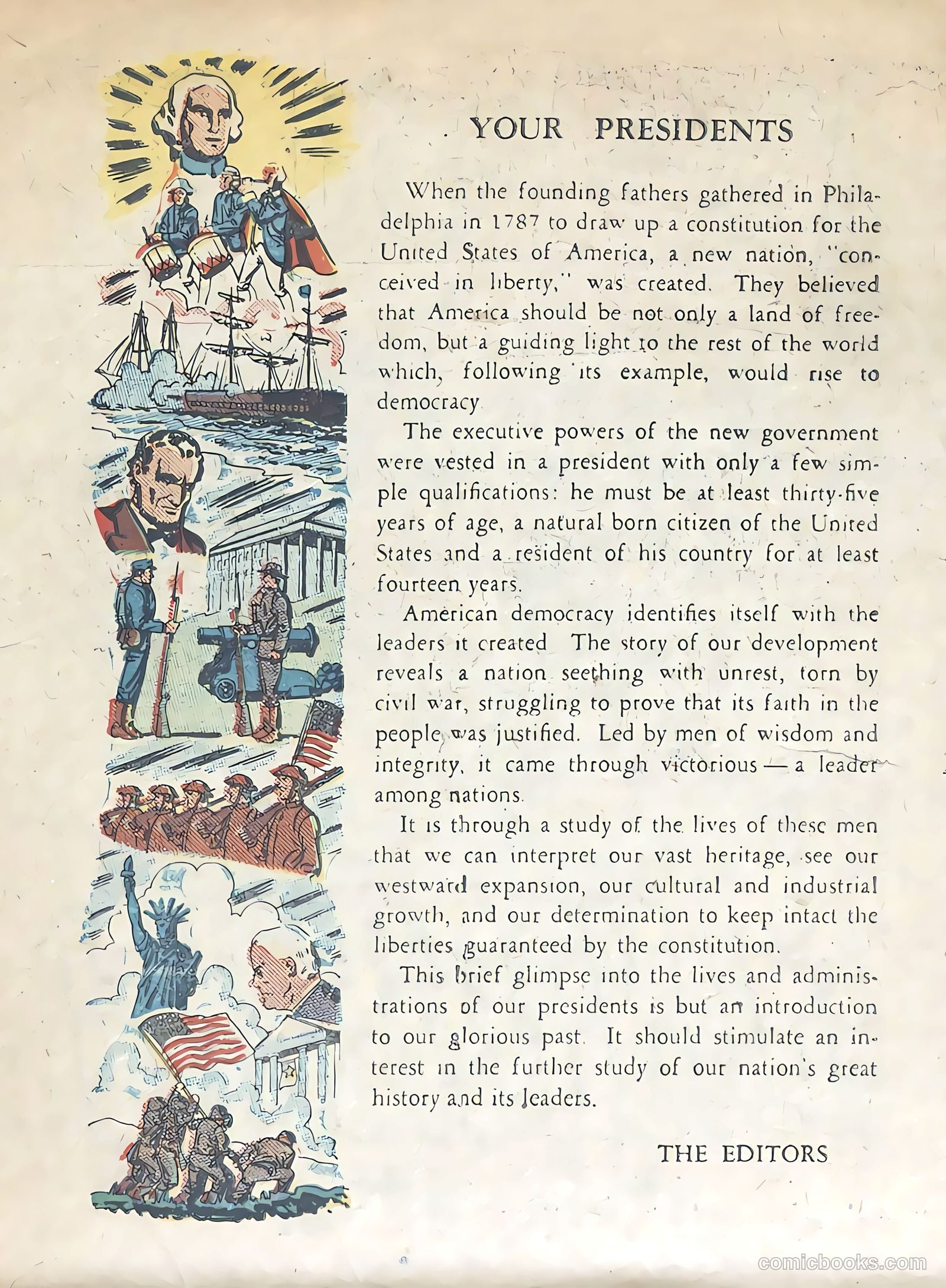 Know Your Presidents #nn (1948) — page 2 of 24