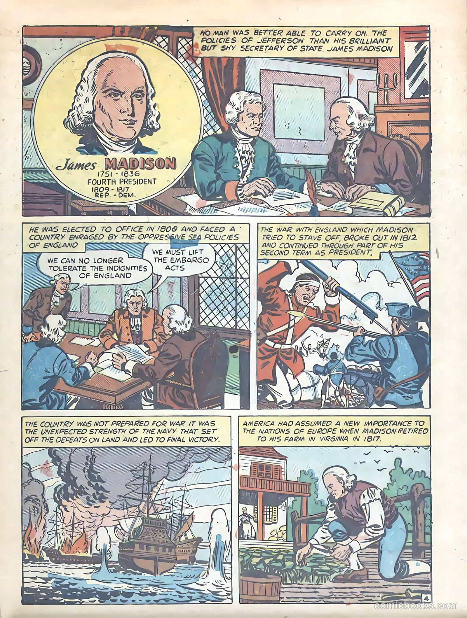 Know Your Presidents #nn (1948) — page 6 of 24