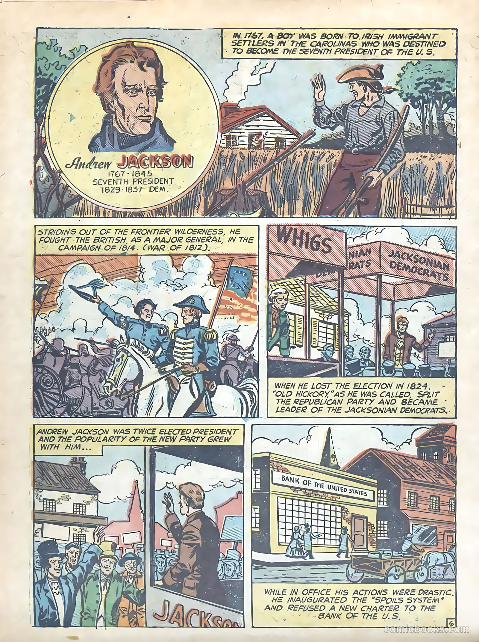 Know Your Presidents #nn (1948) — page 8 of 24