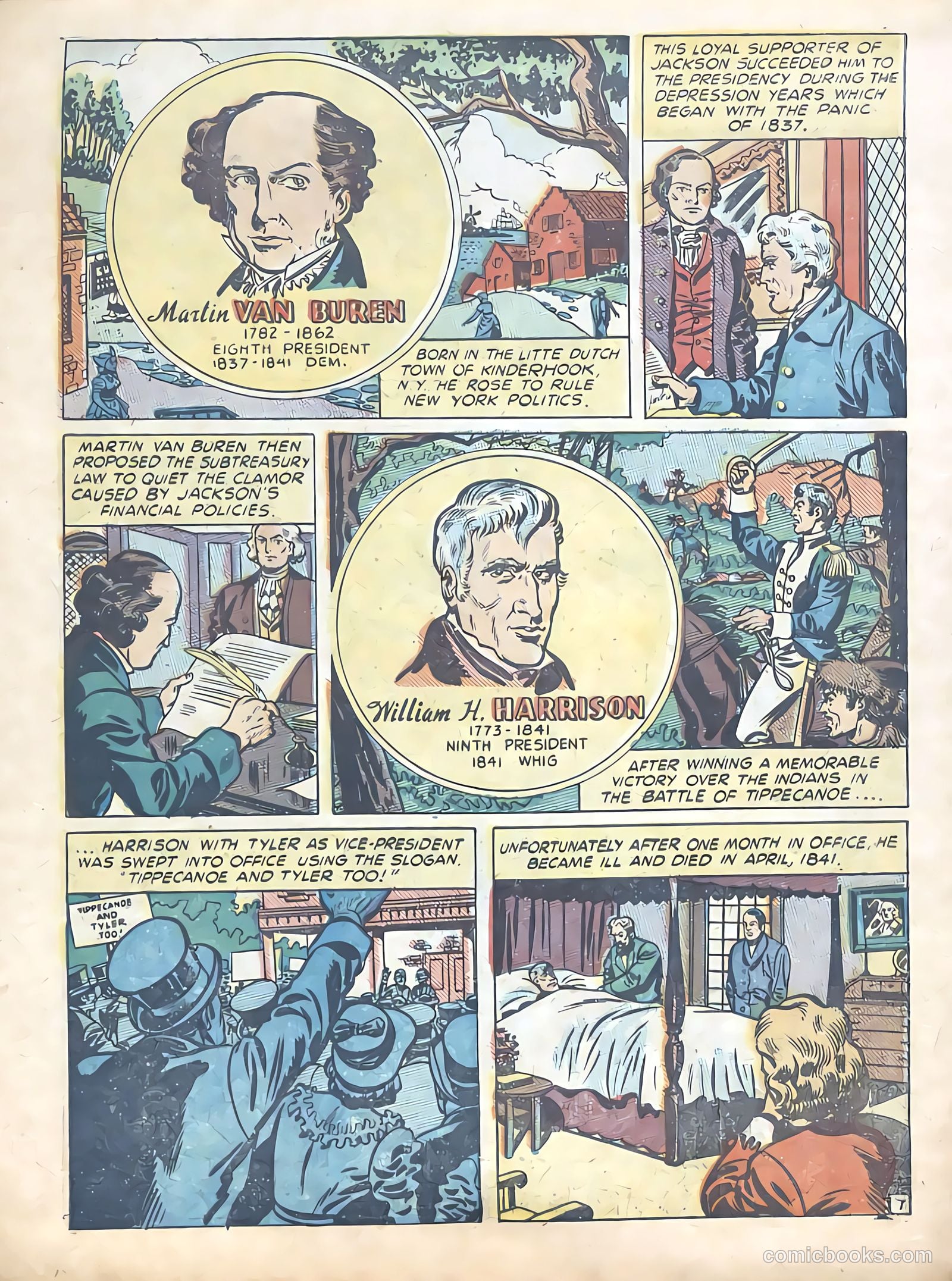 Know Your Presidents #nn (1948) — page 9 of 24