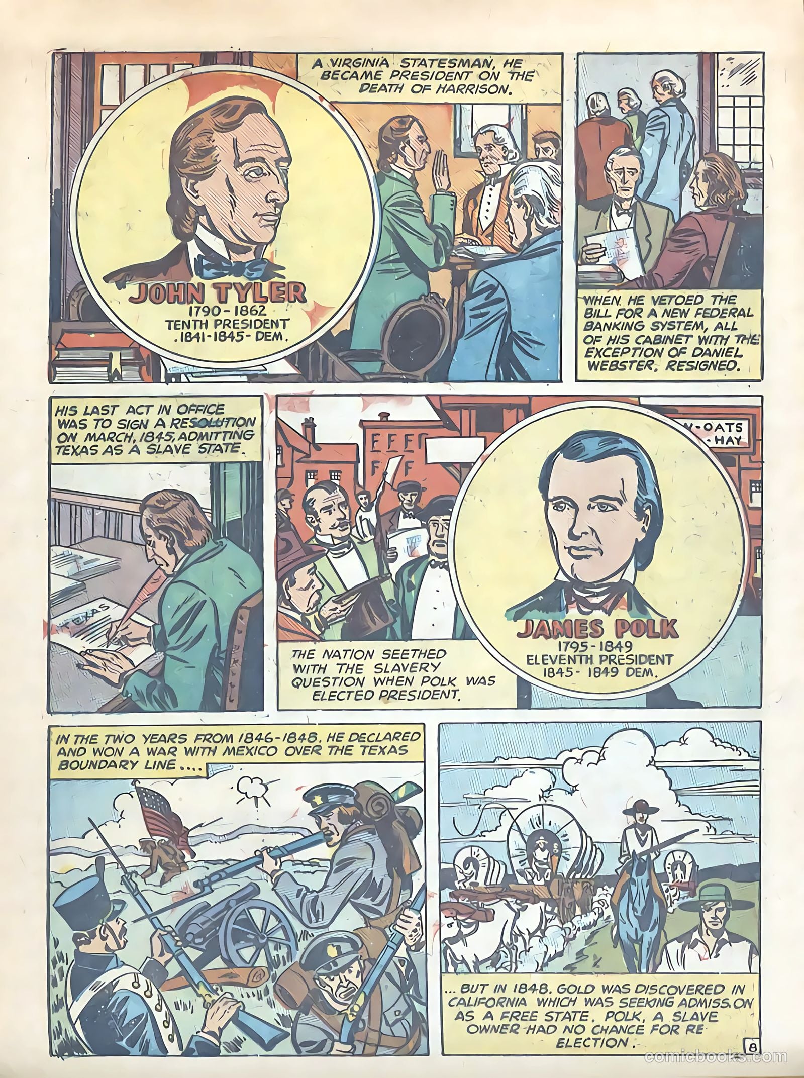 Know Your Presidents #nn (1948) — page 10 of 24