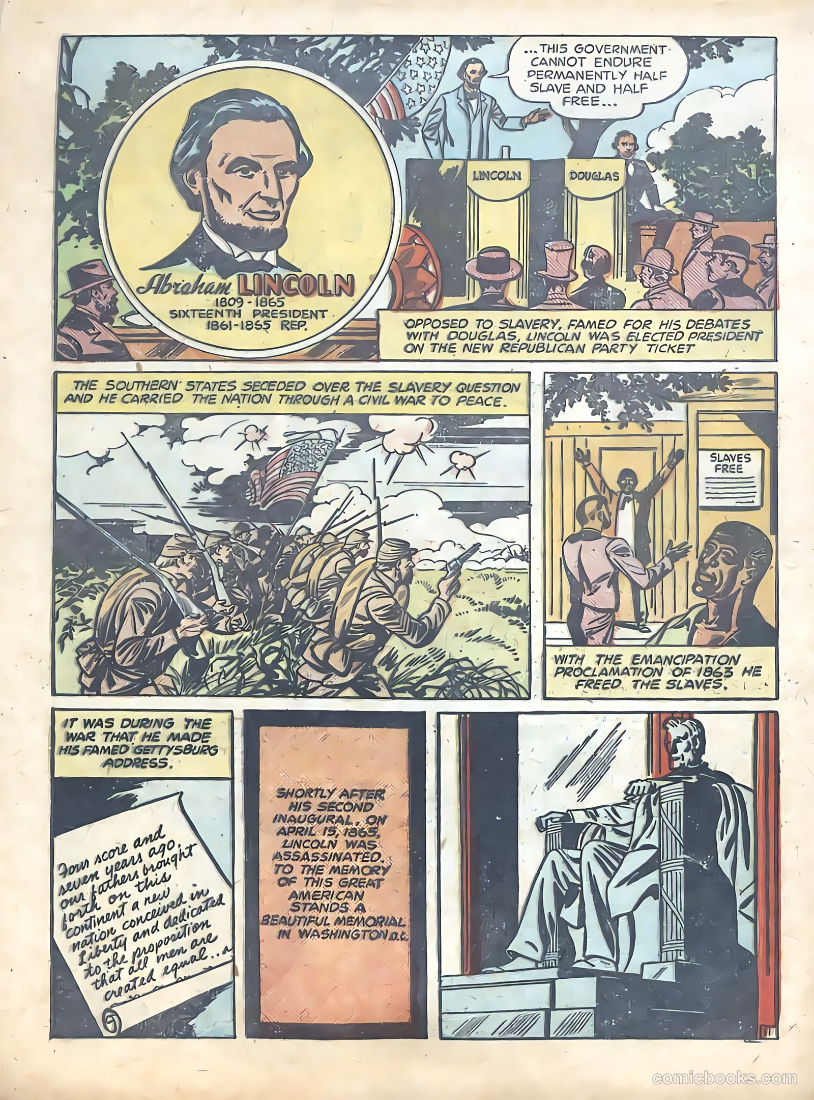 Know Your Presidents #nn (1948) — page 13 of 24