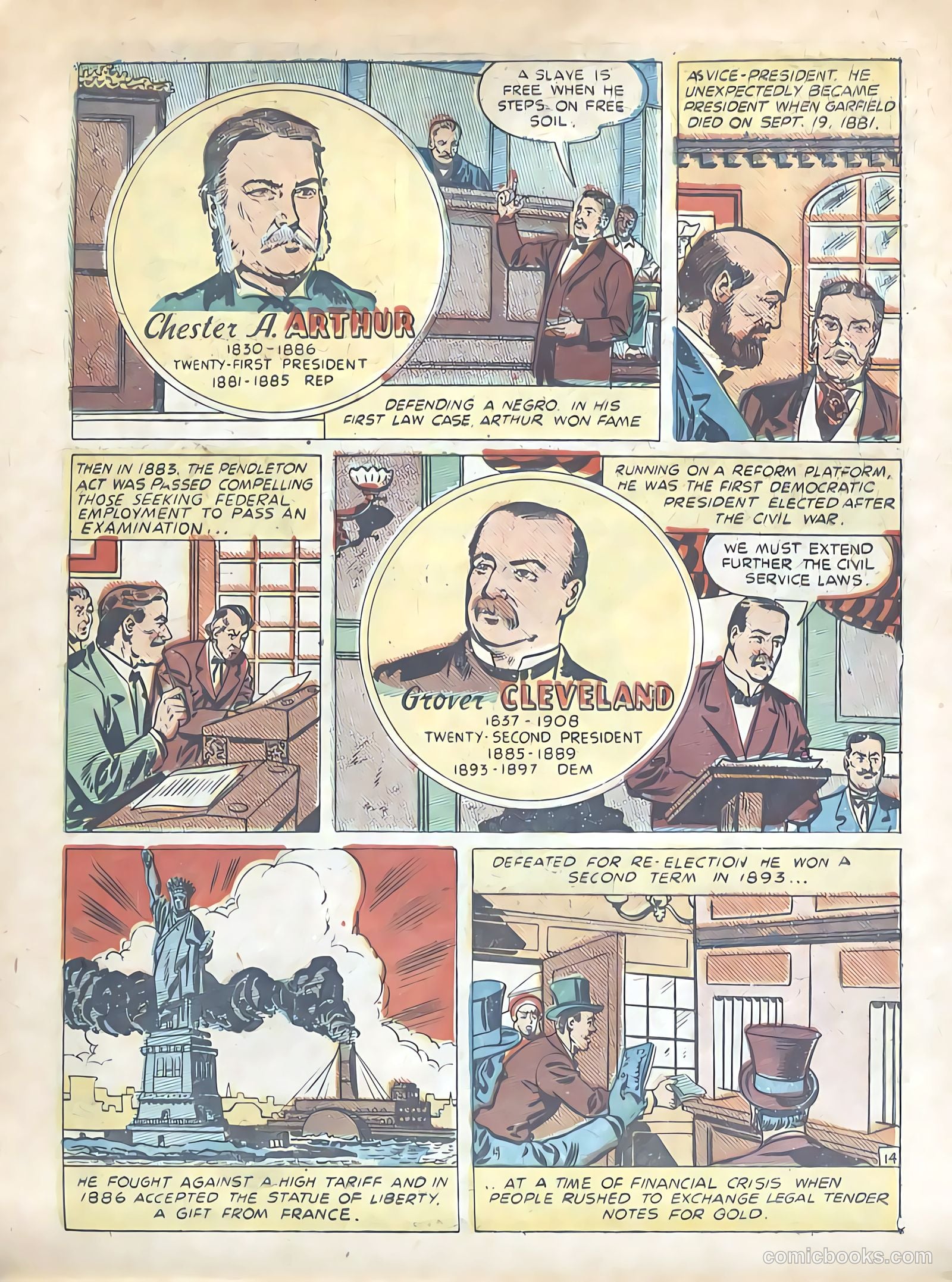 Know Your Presidents #nn (1948) — page 16 of 24