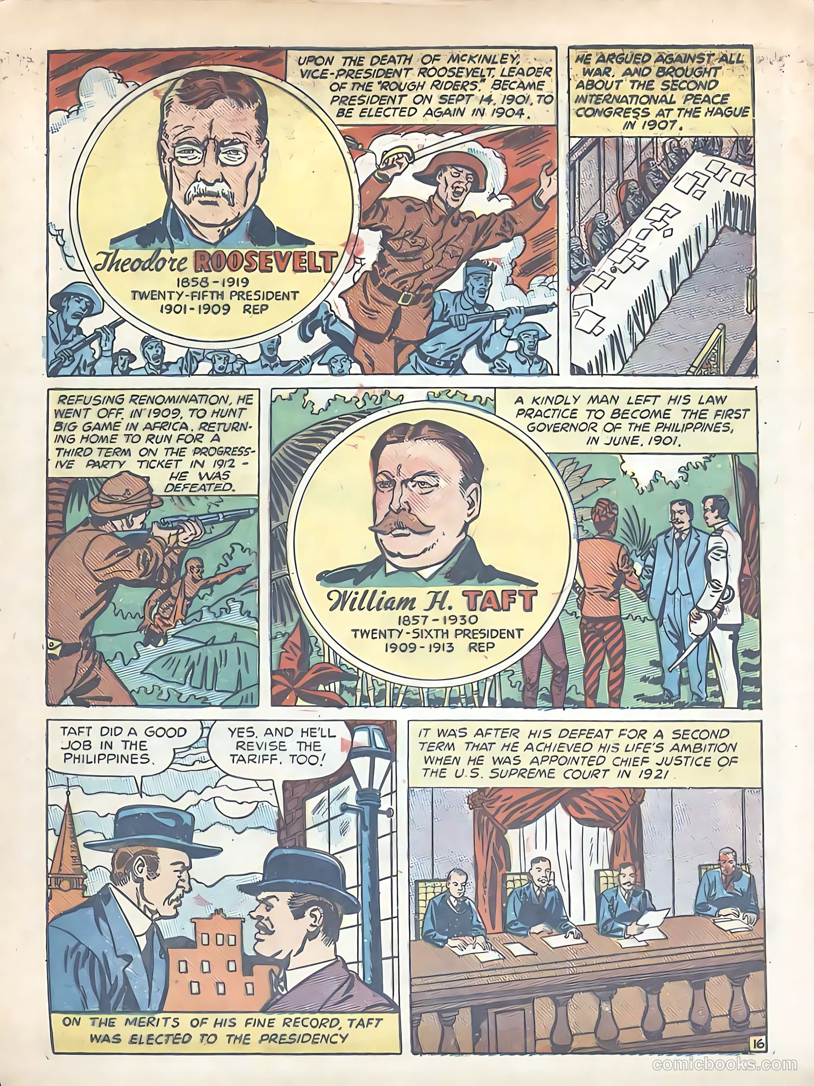 Know Your Presidents #nn (1948) — page 18 of 24
