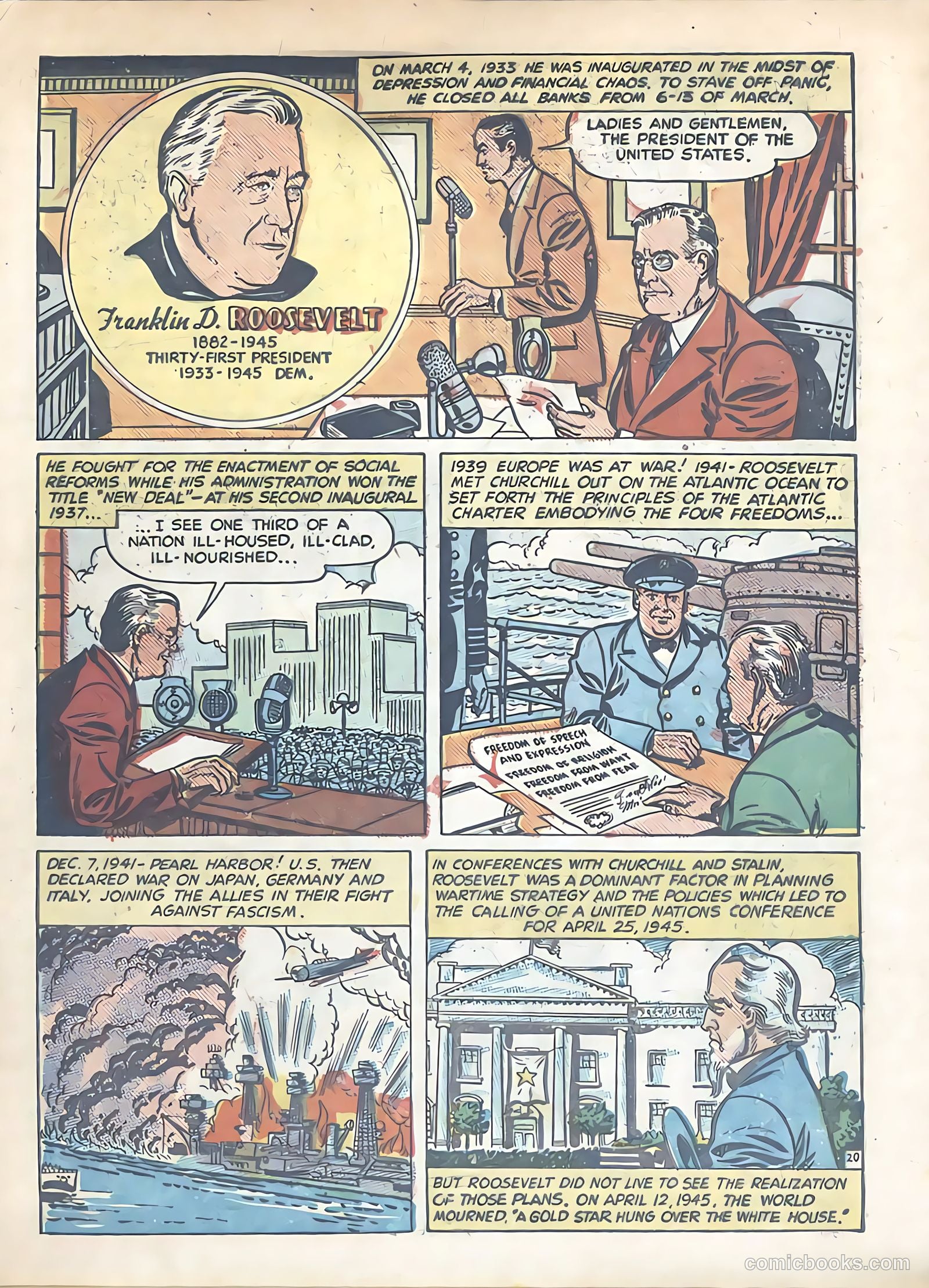 Know Your Presidents #nn (1948) — page 22 of 24