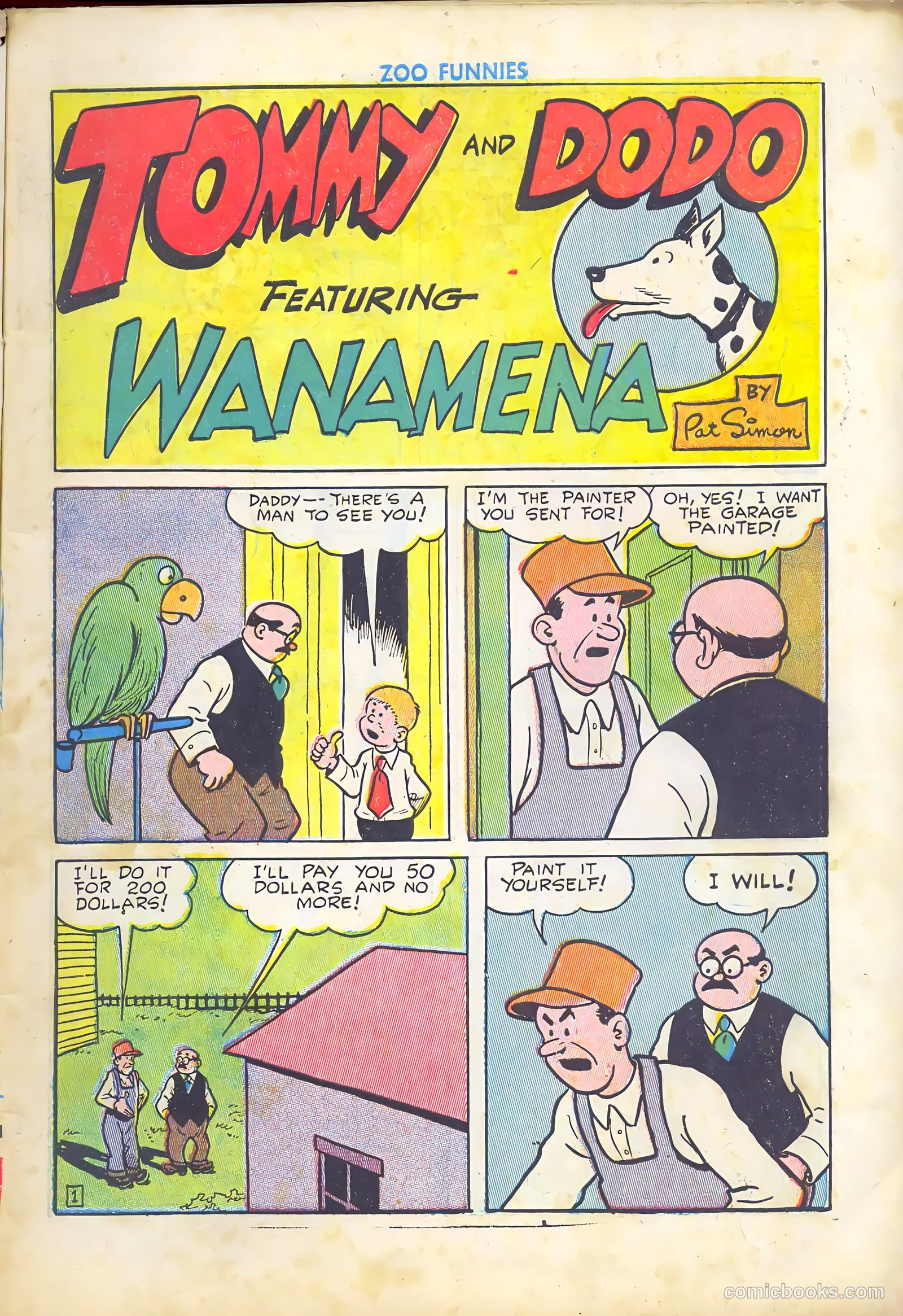 Zoo Funnies v1 #5 — page 3 of 52