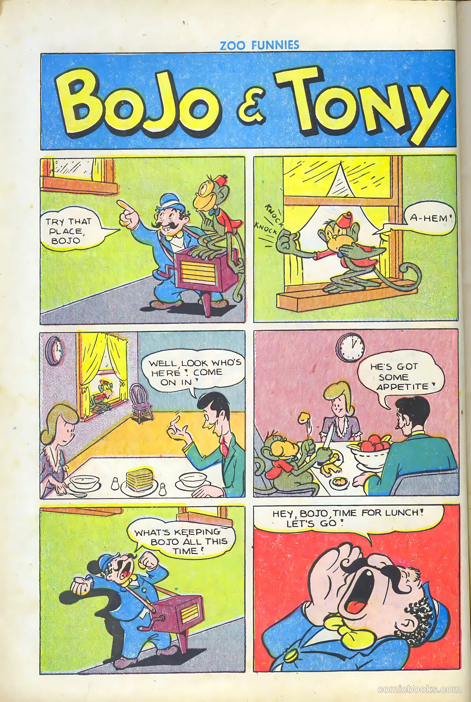 Zoo Funnies v1 #5 — page 10 of 52