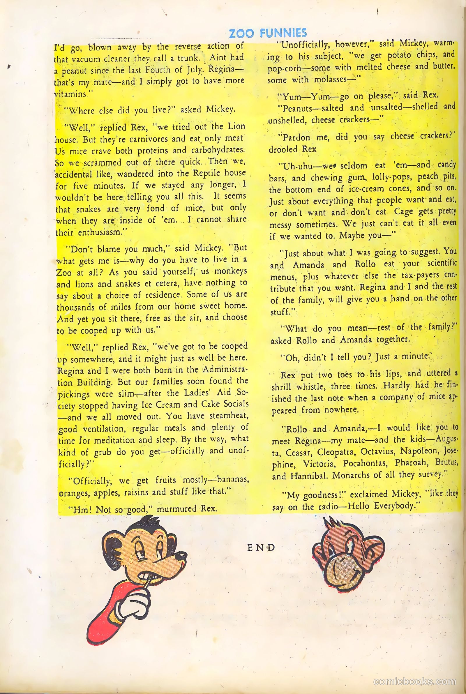 Zoo Funnies v1 #5 — page 36 of 52