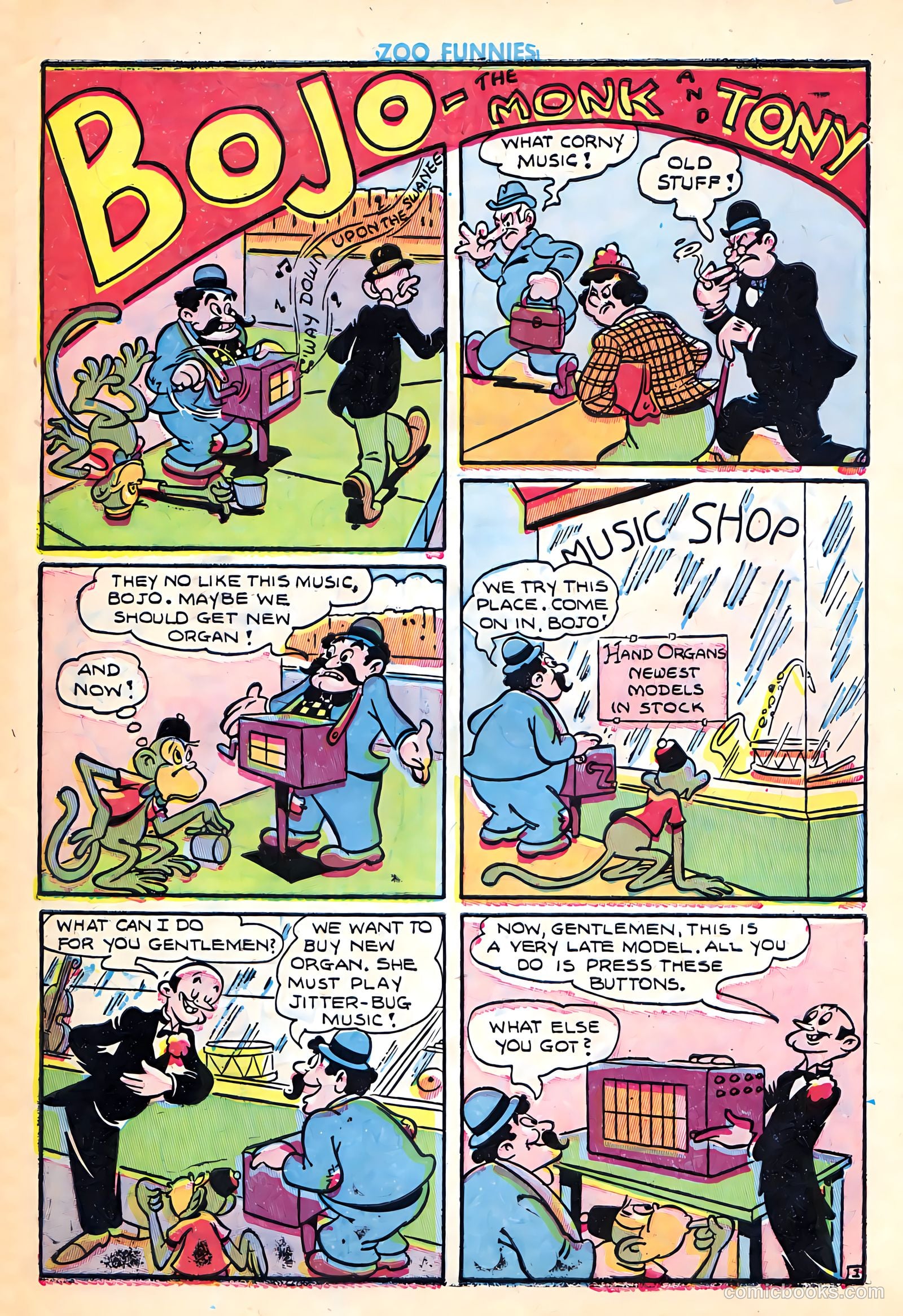 Zoo Funnies v1 #4 — page 3 of 52