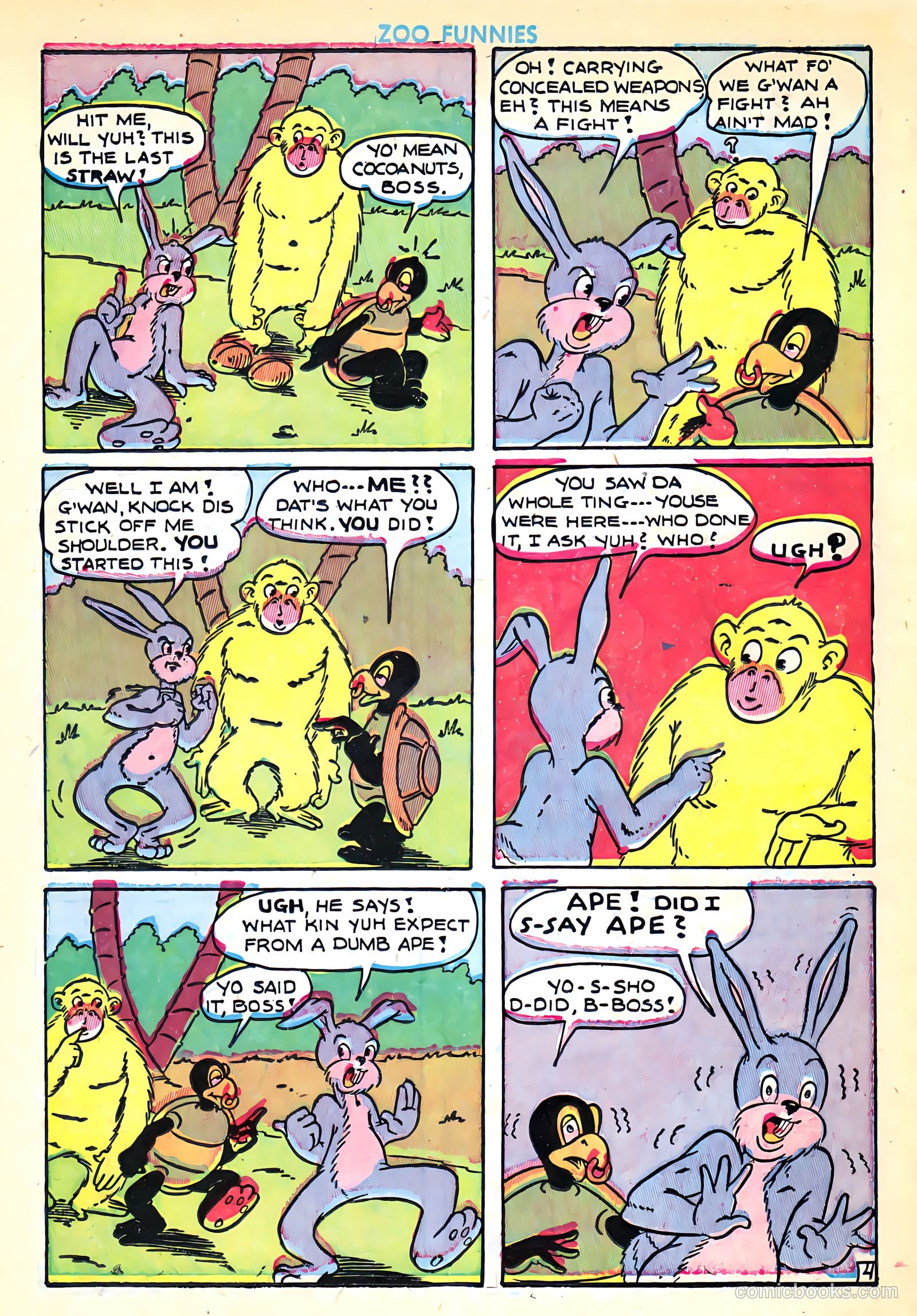 Zoo Funnies v1 #4 — page 20 of 52