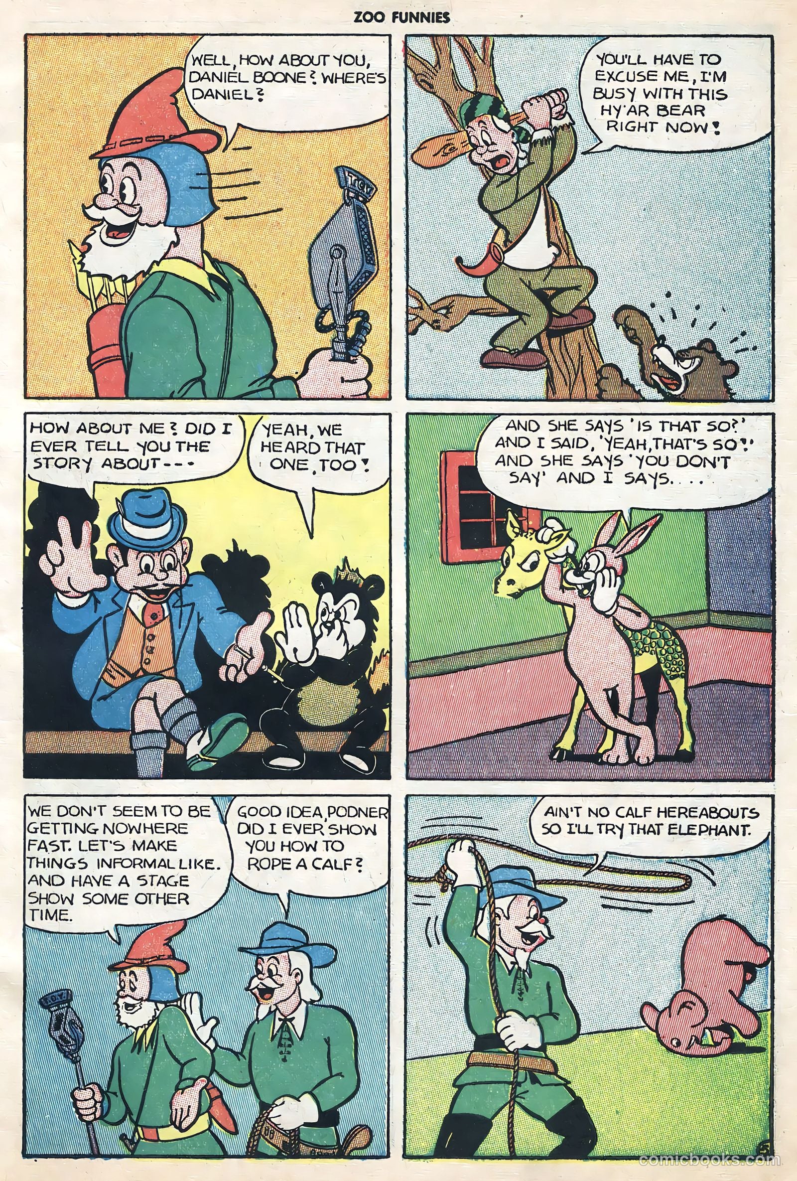 Zoo Funnies v1 #6 — page 7 of 52