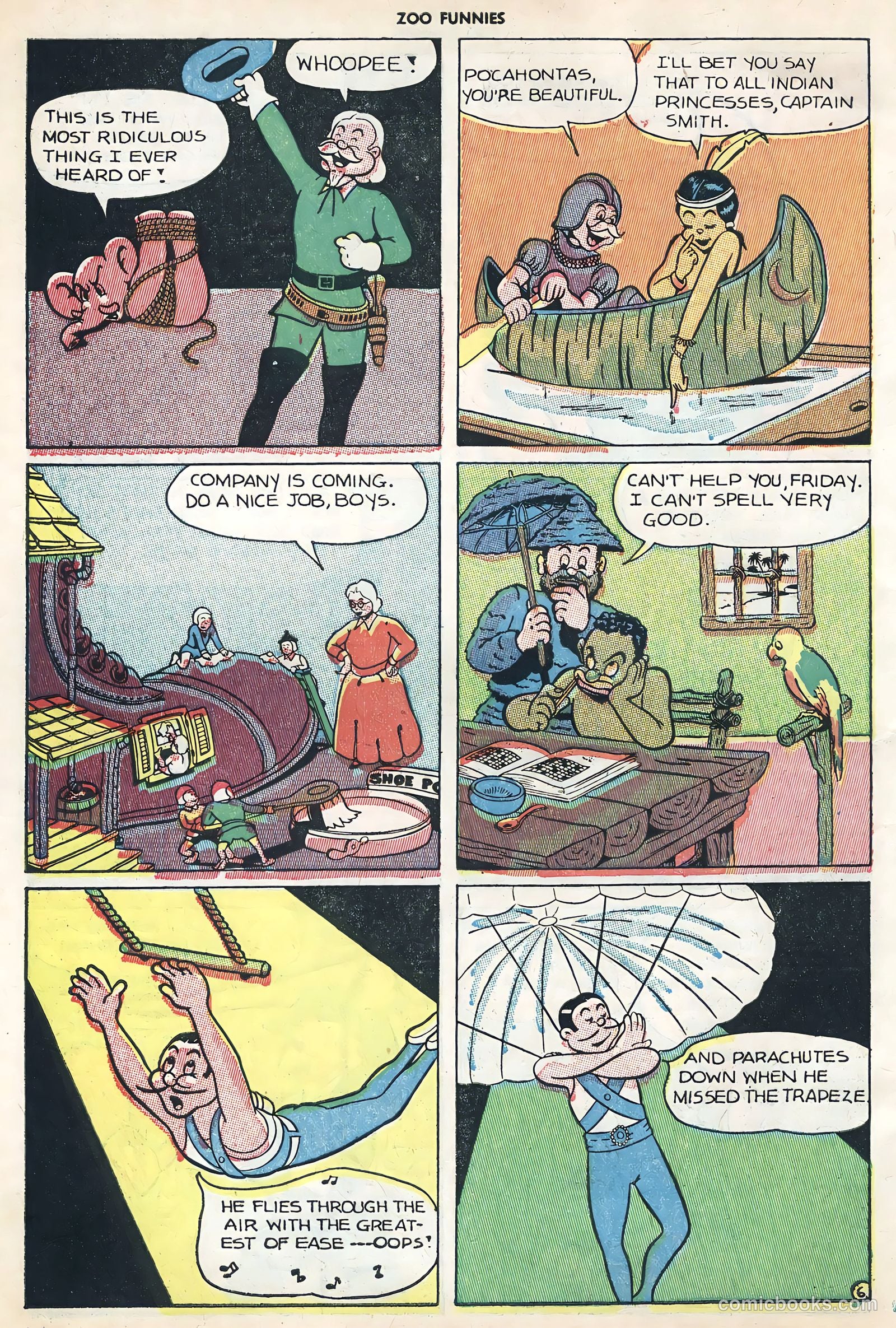 Zoo Funnies v1 #6 — page 8 of 52