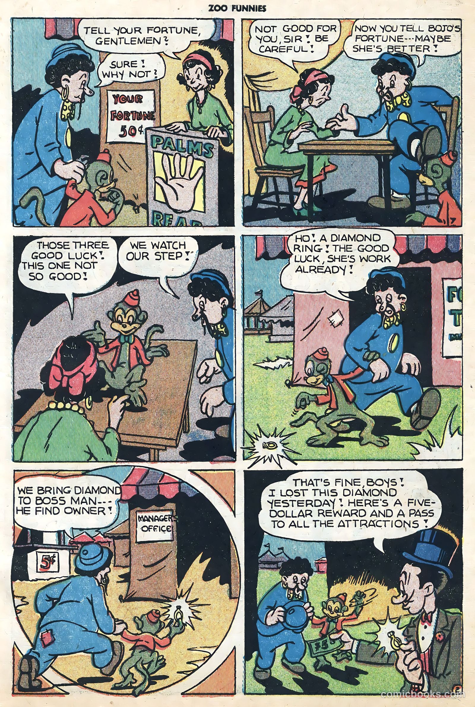 Zoo Funnies v1 #6 — page 11 of 52