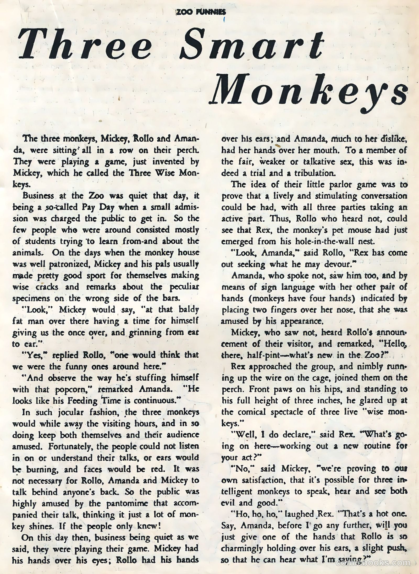 Zoo Funnies v1 #6 — page 25 of 52